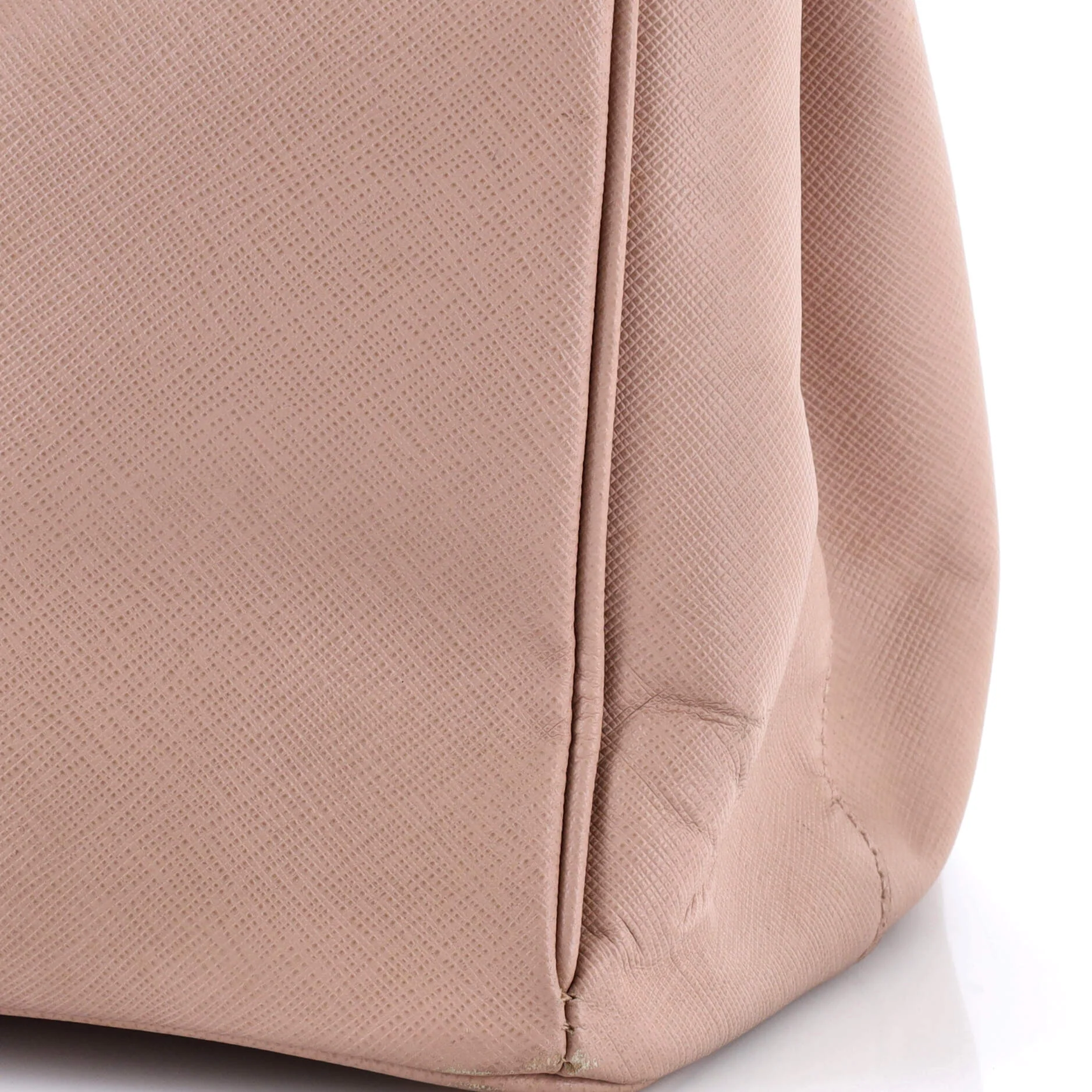Double Zip Lux Tote Saffiano Leather Large - Image 6