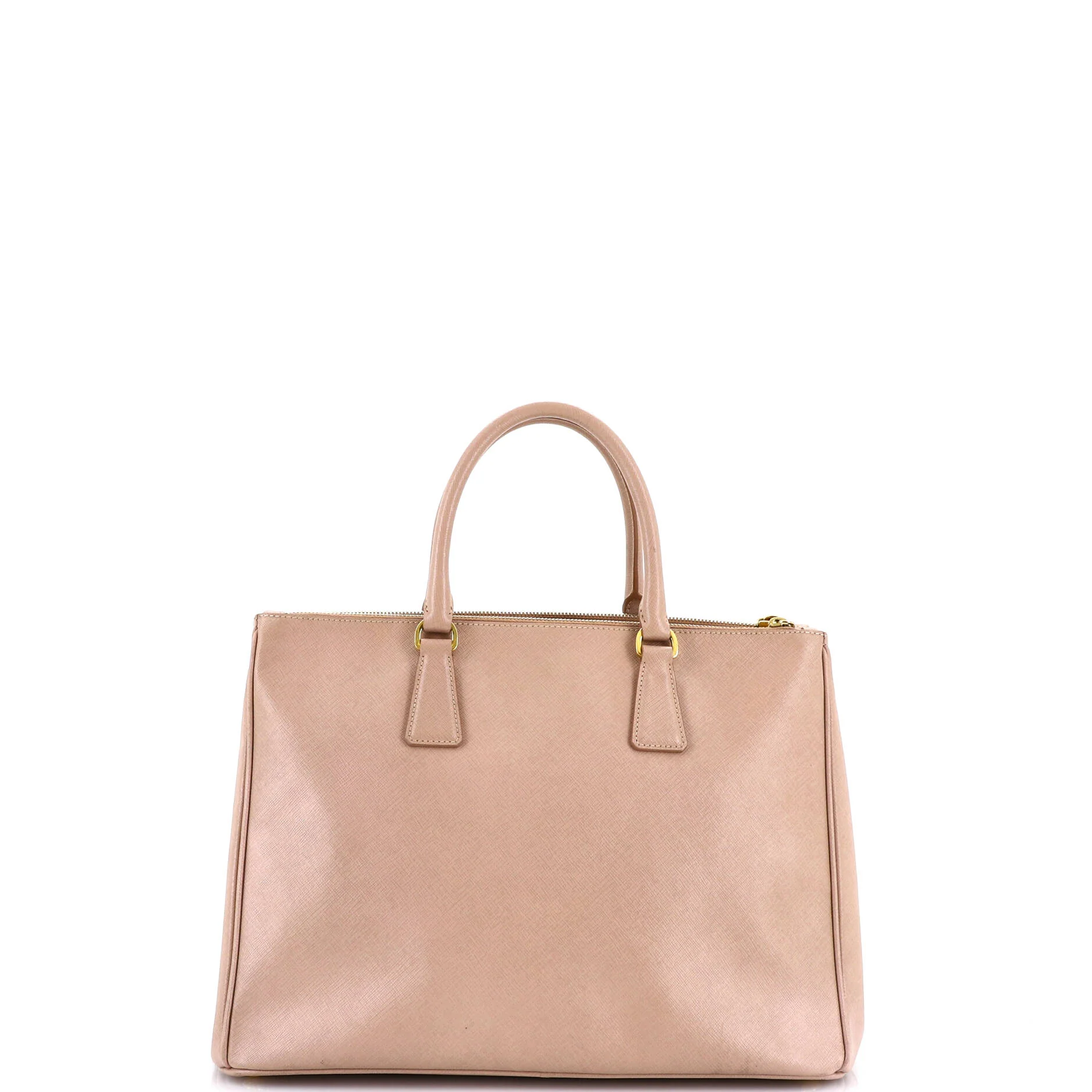 Double Zip Lux Tote Saffiano Leather Large - Image 3