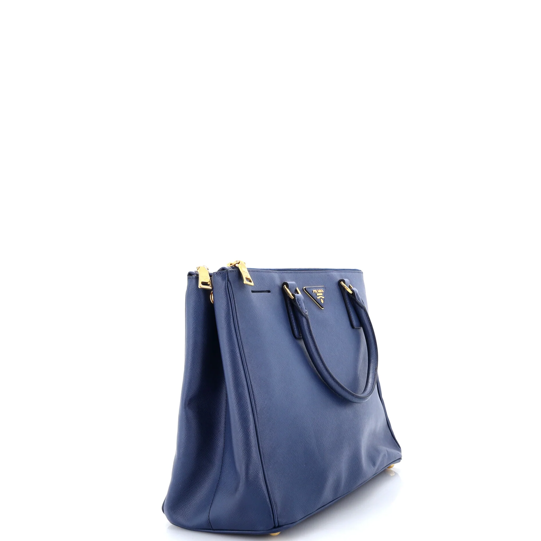 Double Zip Lux Tote Saffiano Leather Large - Image 2