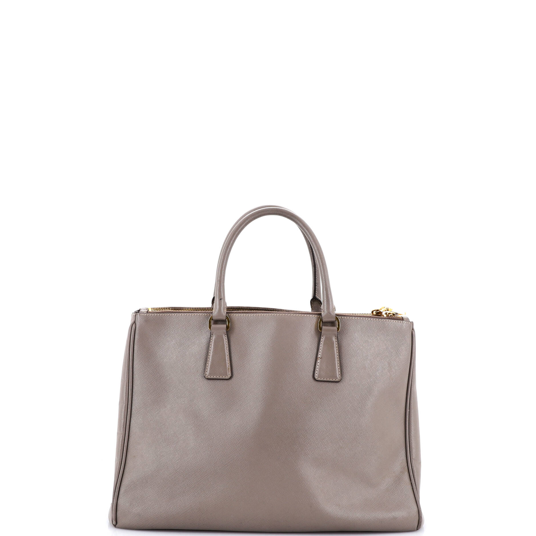 Double Zip Lux Tote Saffiano Leather Large - Image 3