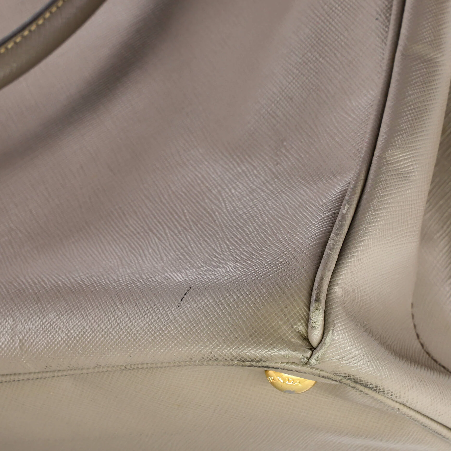 Double Zip Lux Tote Saffiano Leather Large - Image 6