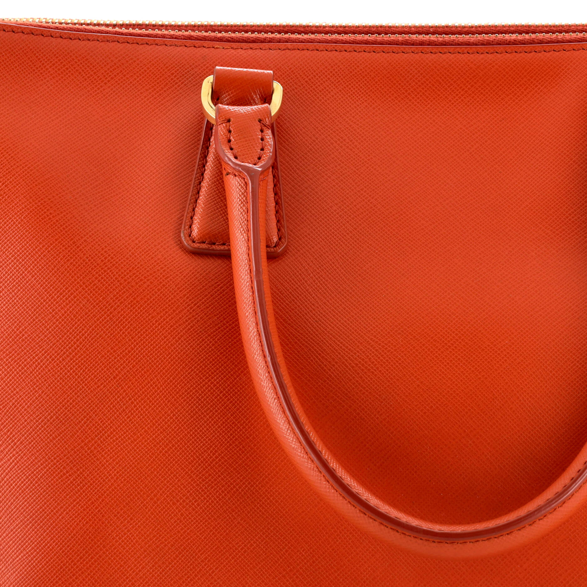 Double Zip Lux Tote Saffiano Leather Large - Image 4