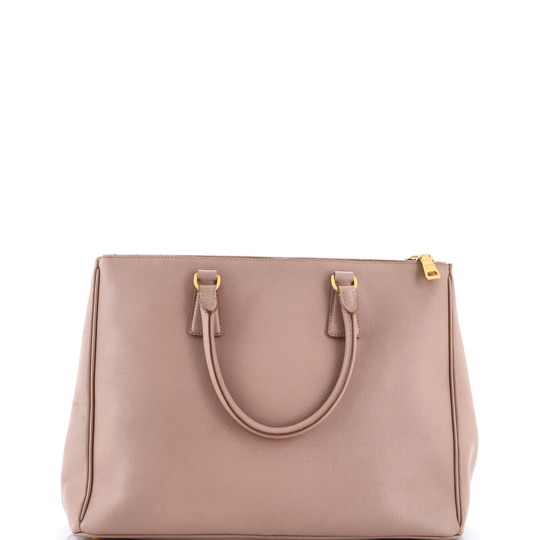Double Zip Lux Tote Saffiano Leather Large - Image 3
