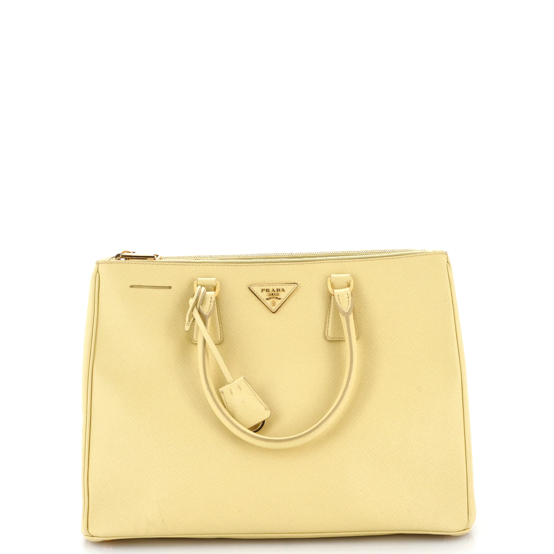 Double Zip Lux Tote Saffiano Leather Large - Image 2