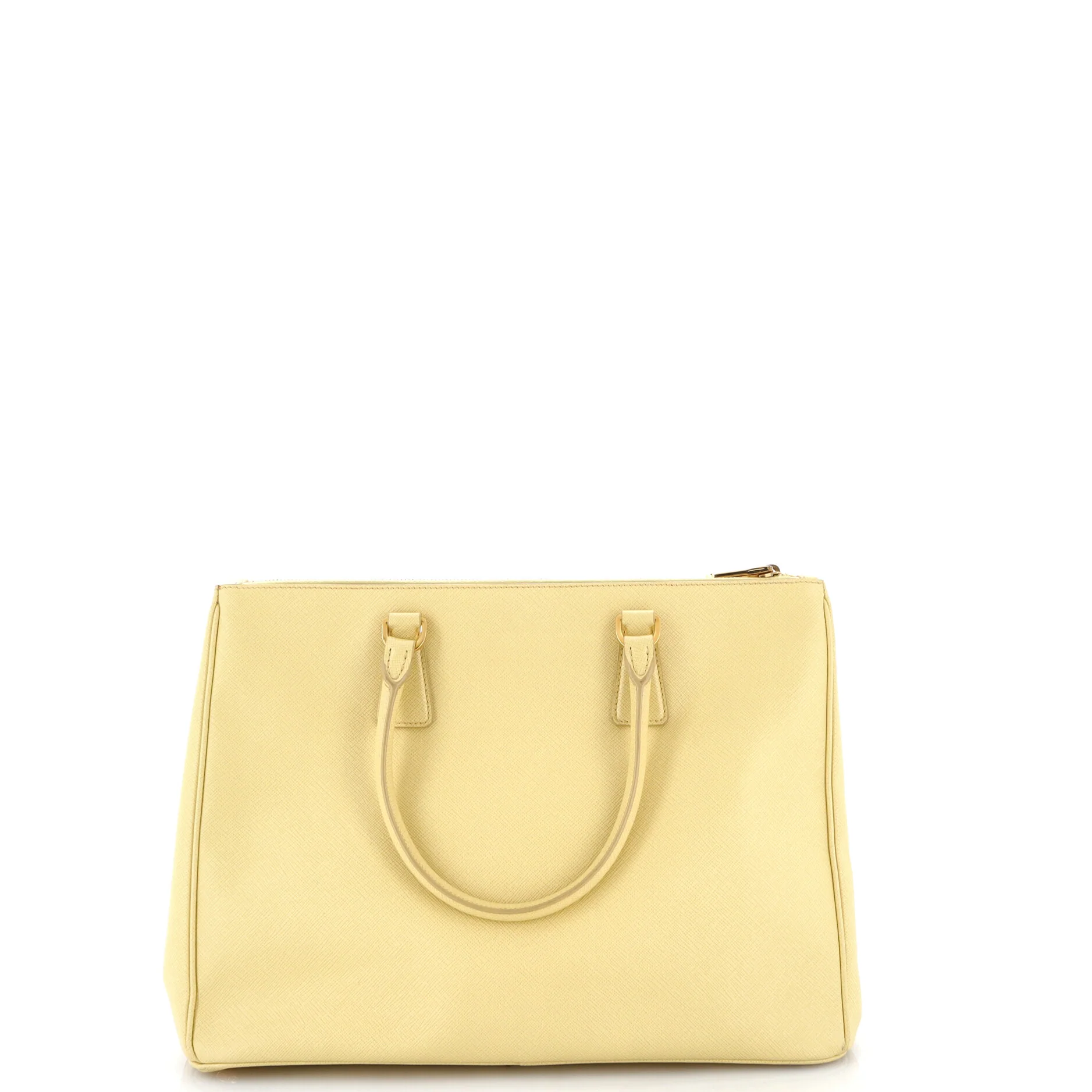 Double Zip Lux Tote Saffiano Leather Large - Image 4