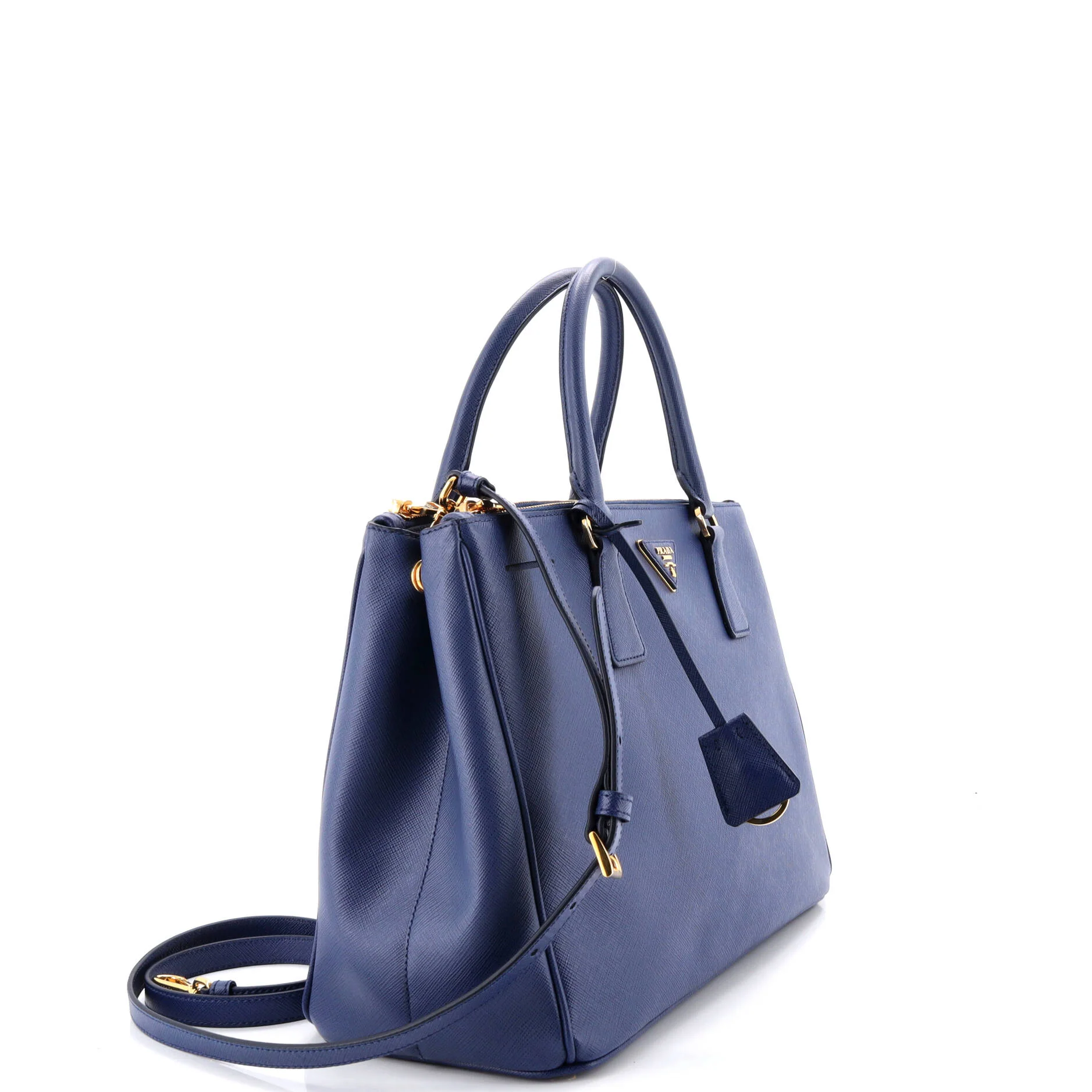 Double Zip Lux Tote Saffiano Leather Medium - Image 2