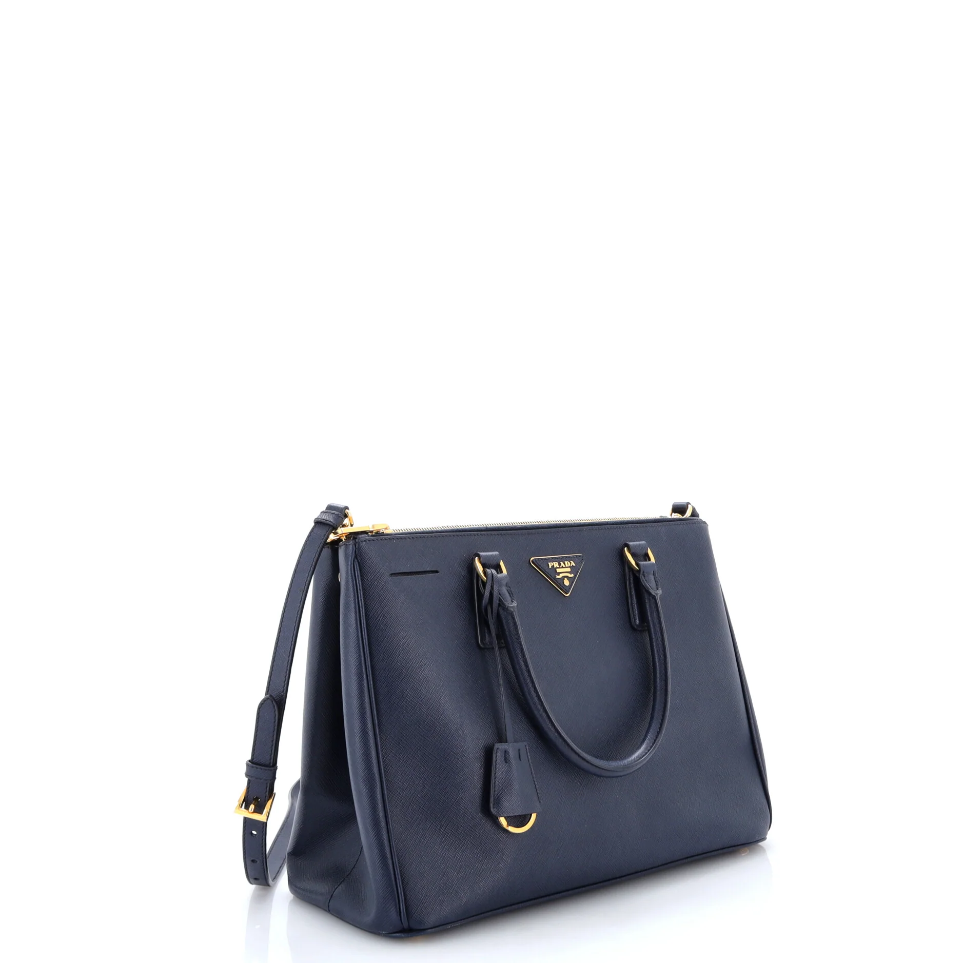 Double Zip Lux Tote Saffiano Leather Medium - Image 2