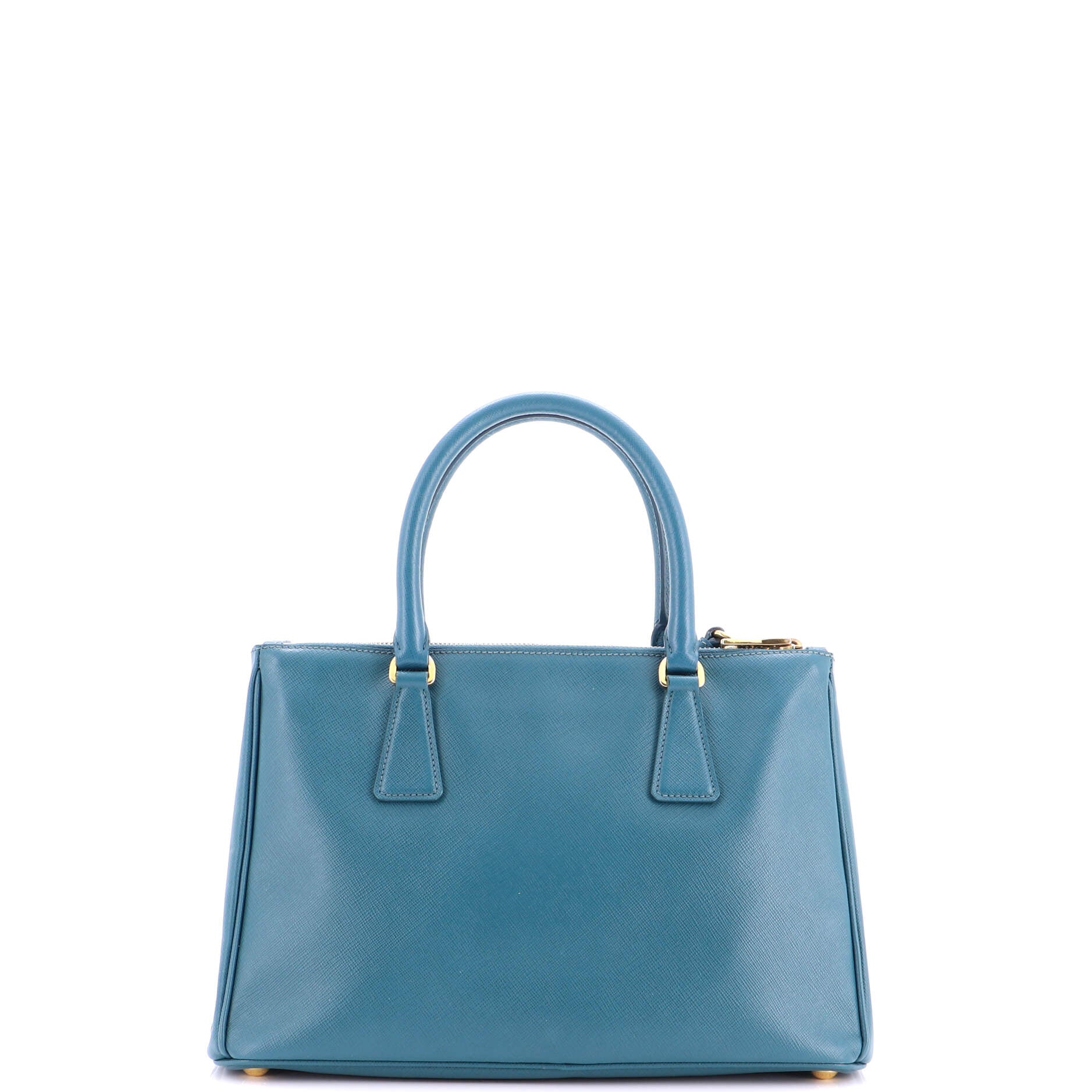 Double Zip Lux Tote Saffiano Leather Small - Image 3