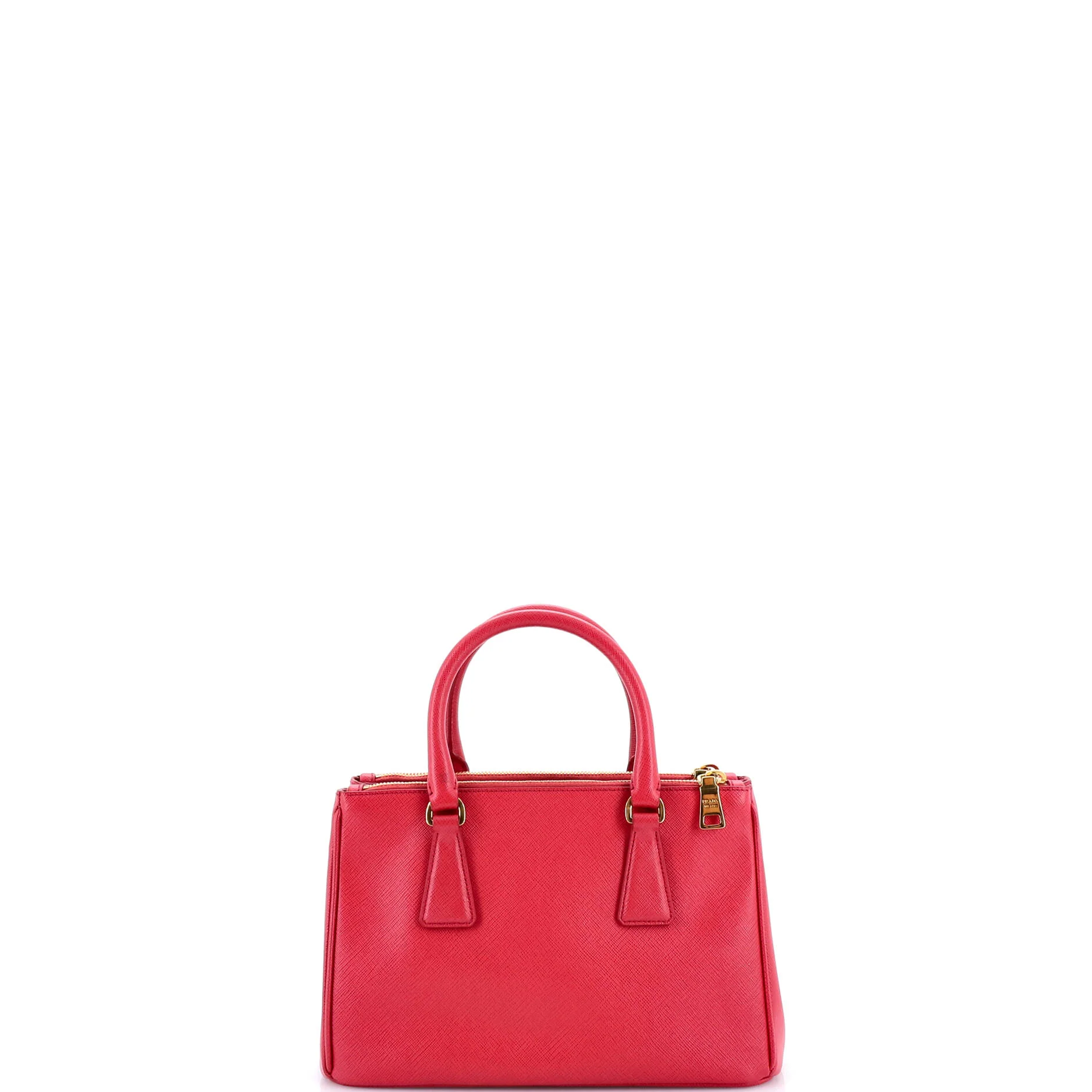 Double Zip Lux Tote Saffiano Leather Small - Image 3