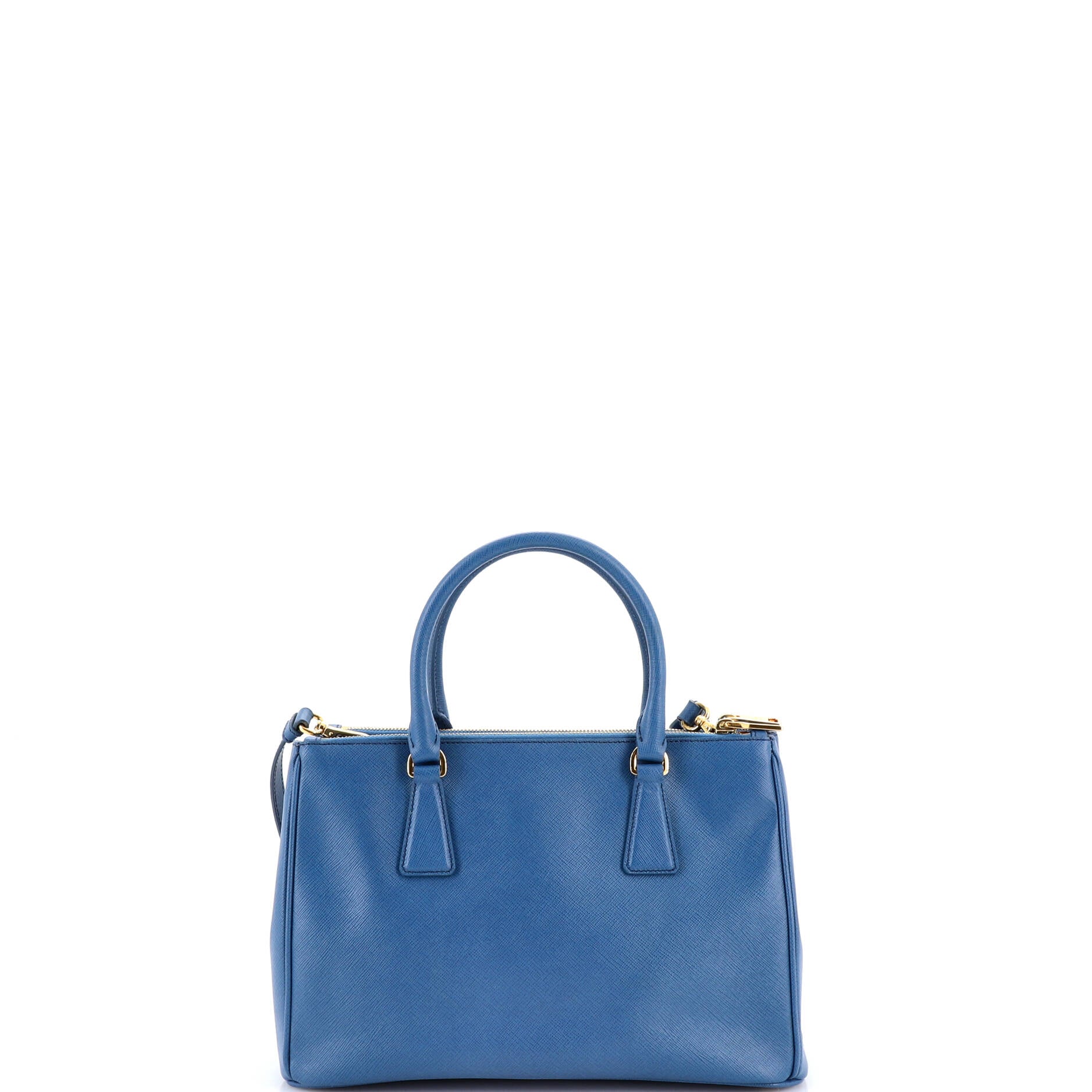 Double Zip Lux Tote Saffiano Leather Small - Image 3