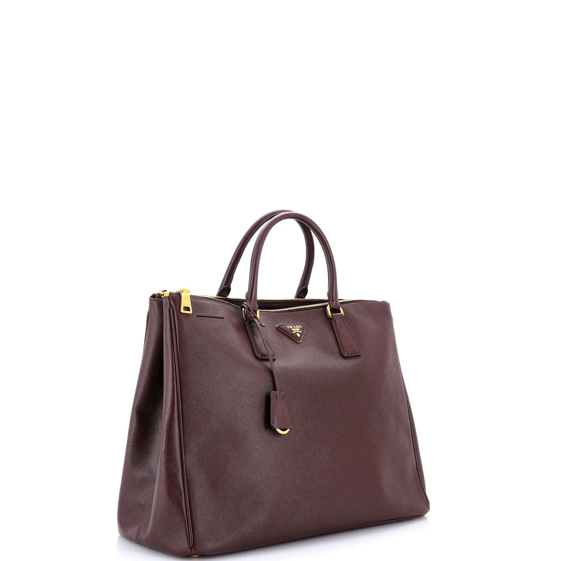 Double Zip Lux Tote Saffiano Leather XL - Image 2
