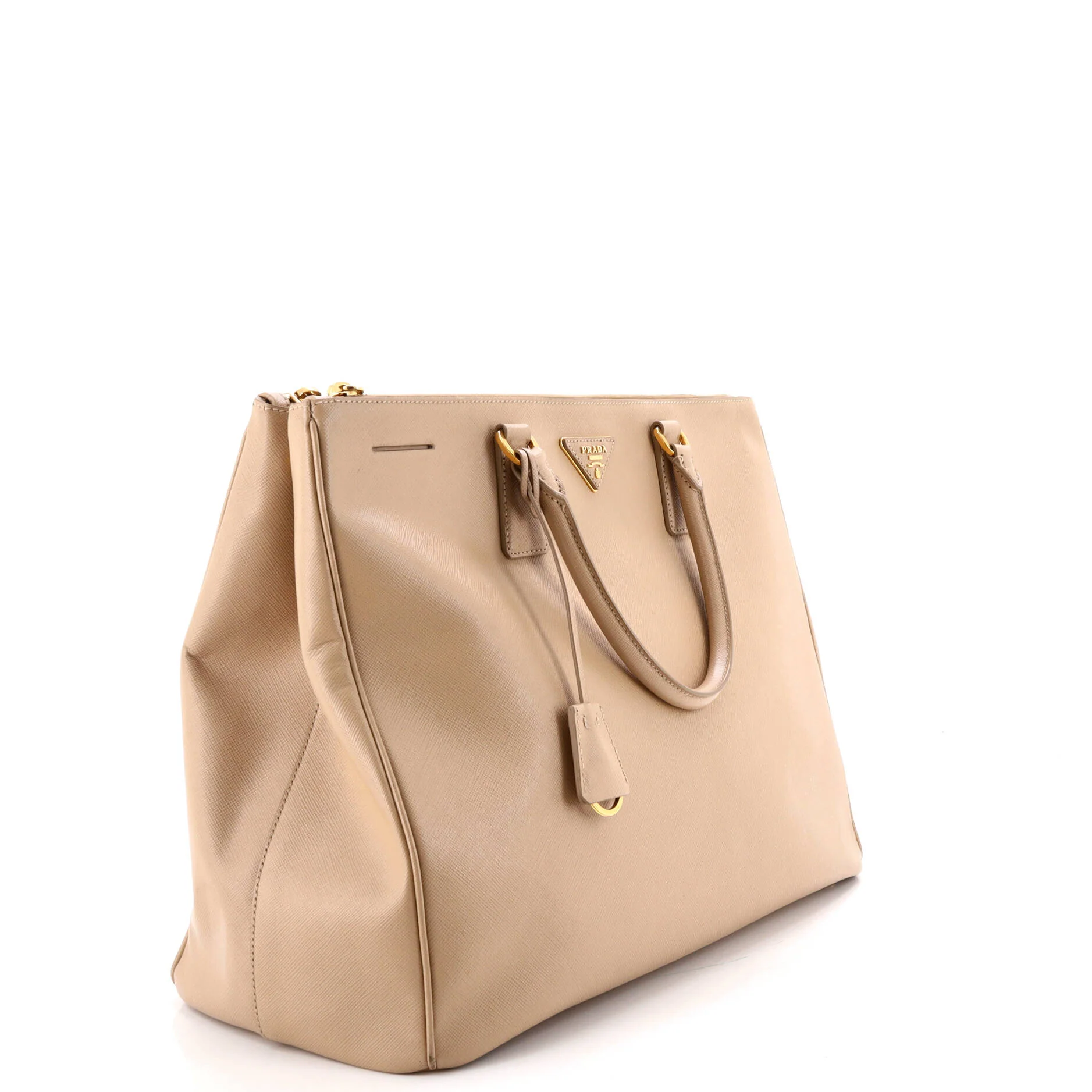 Double Zip Lux Tote Saffiano Leather XL - Image 2