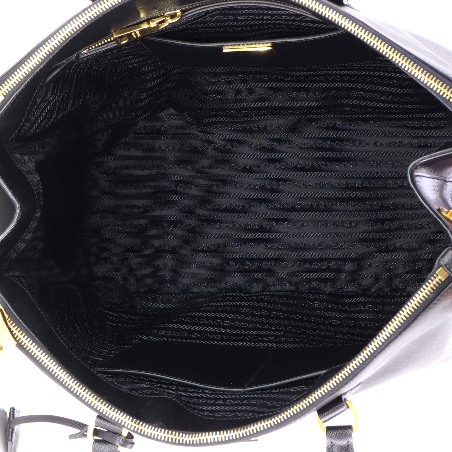 Double Zip Lux Tote Saffiano Leather XL - Image 5
