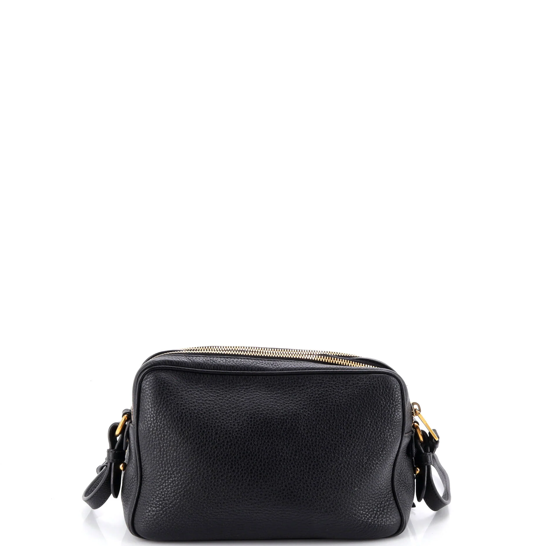 Dual Strap Double Zip Camera Bag Vitello Daino - Image 3