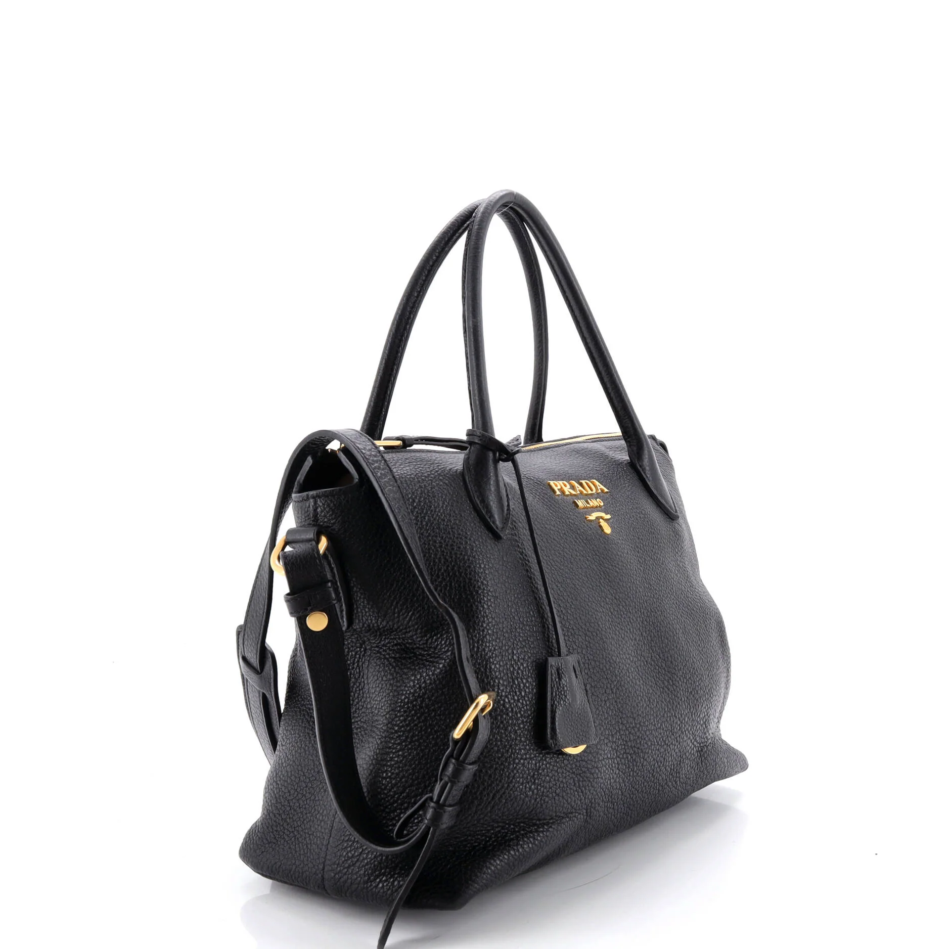 Dual Strap Zip Tote Vitello Daino Medium - Image 2