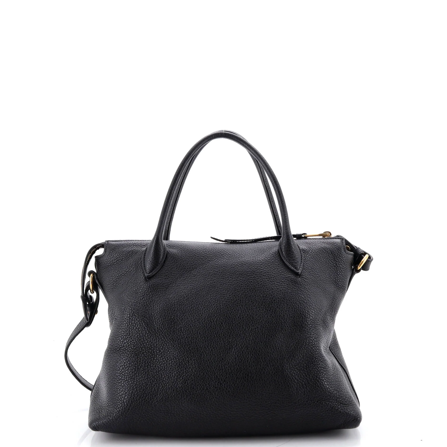 Dual Strap Zip Tote Vitello Daino Medium - Image 3