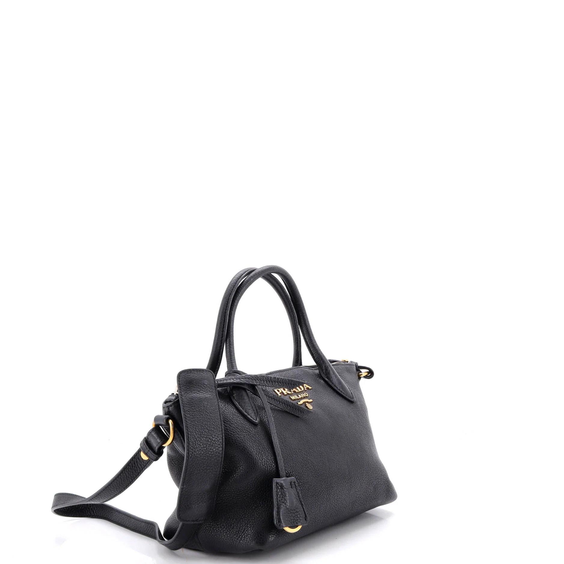 Dual Strap Zip Tote Vitello Daino Small - Image 2