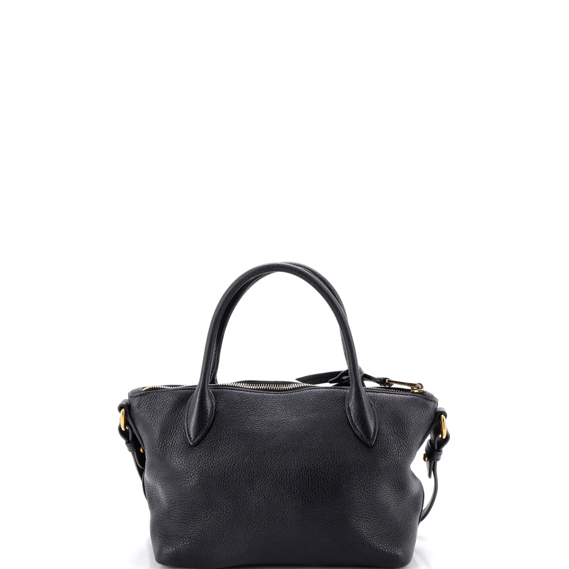 Dual Strap Zip Tote Vitello Daino Small - Image 3