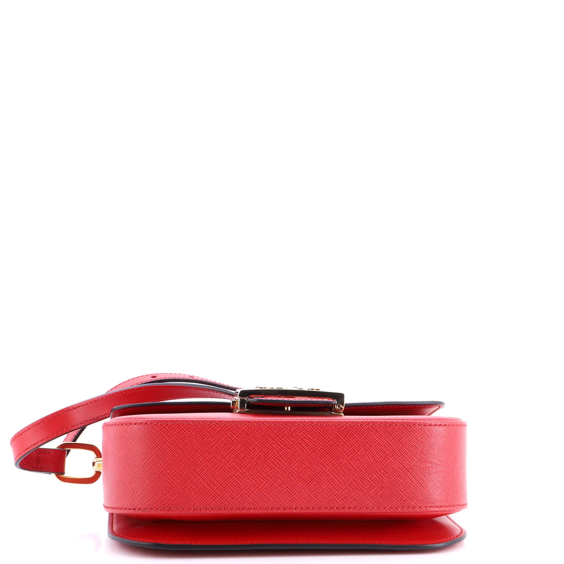 Embleme Flap Bag Saffiano Leather Small - Image 4