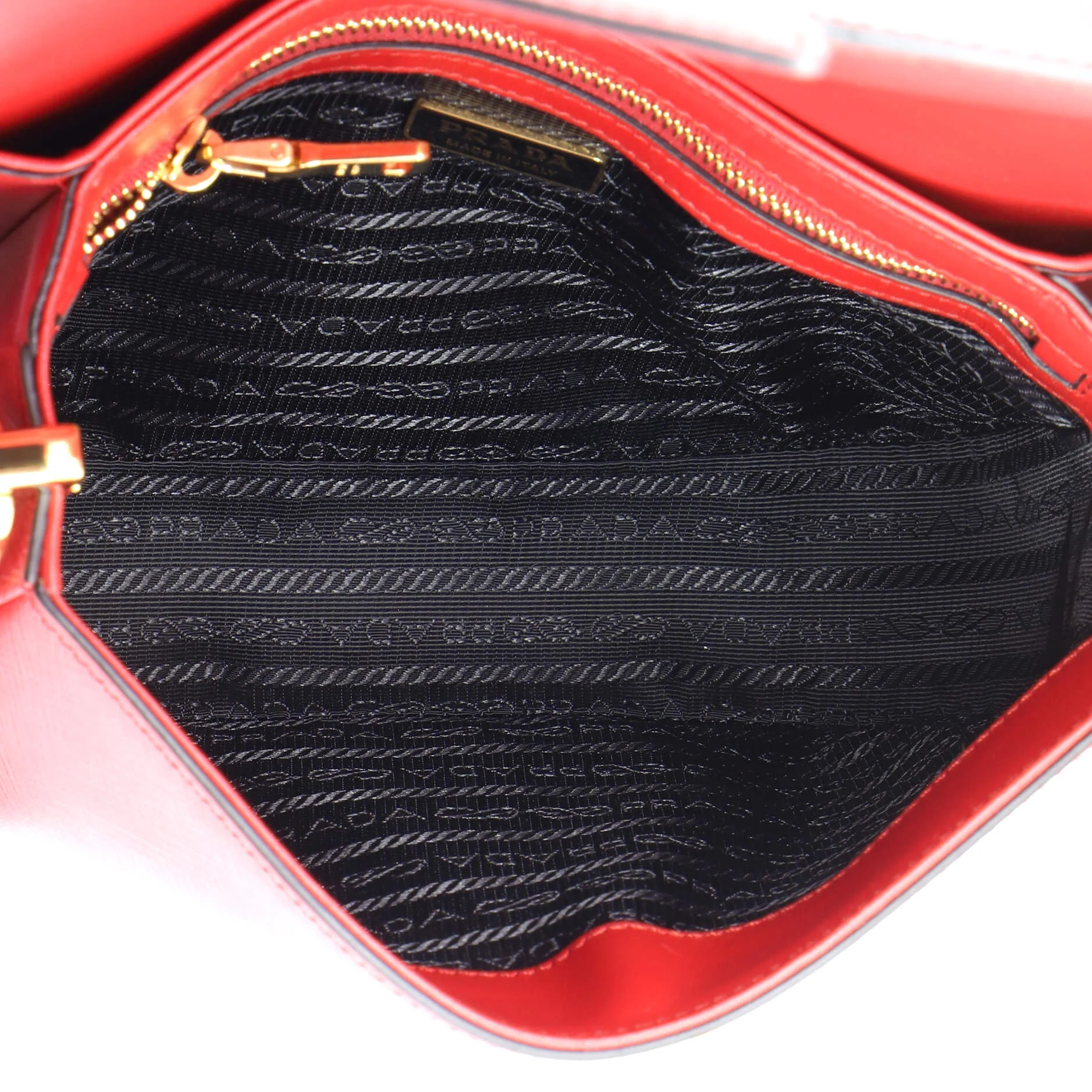Embleme Flap Bag Saffiano Leather Small - Image 5