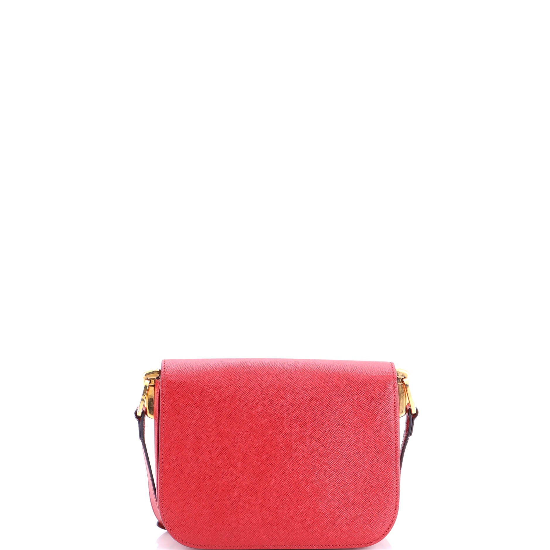 Embleme Flap Bag Saffiano Leather Small - Image 3