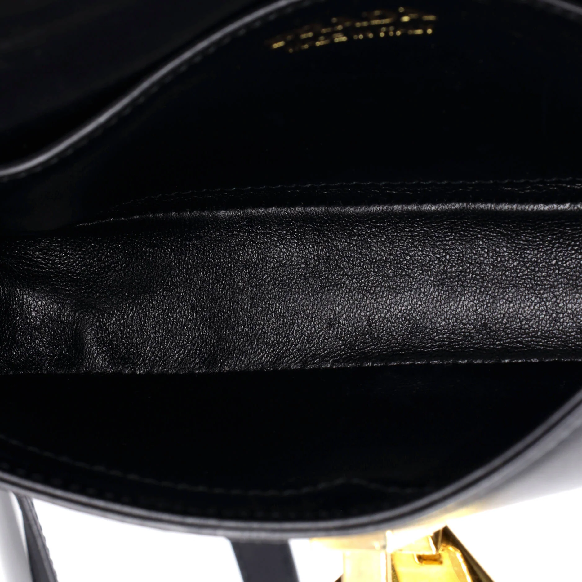 Embleme Triangle Logo Flap Bag Soft Calfskin East West - Image 5