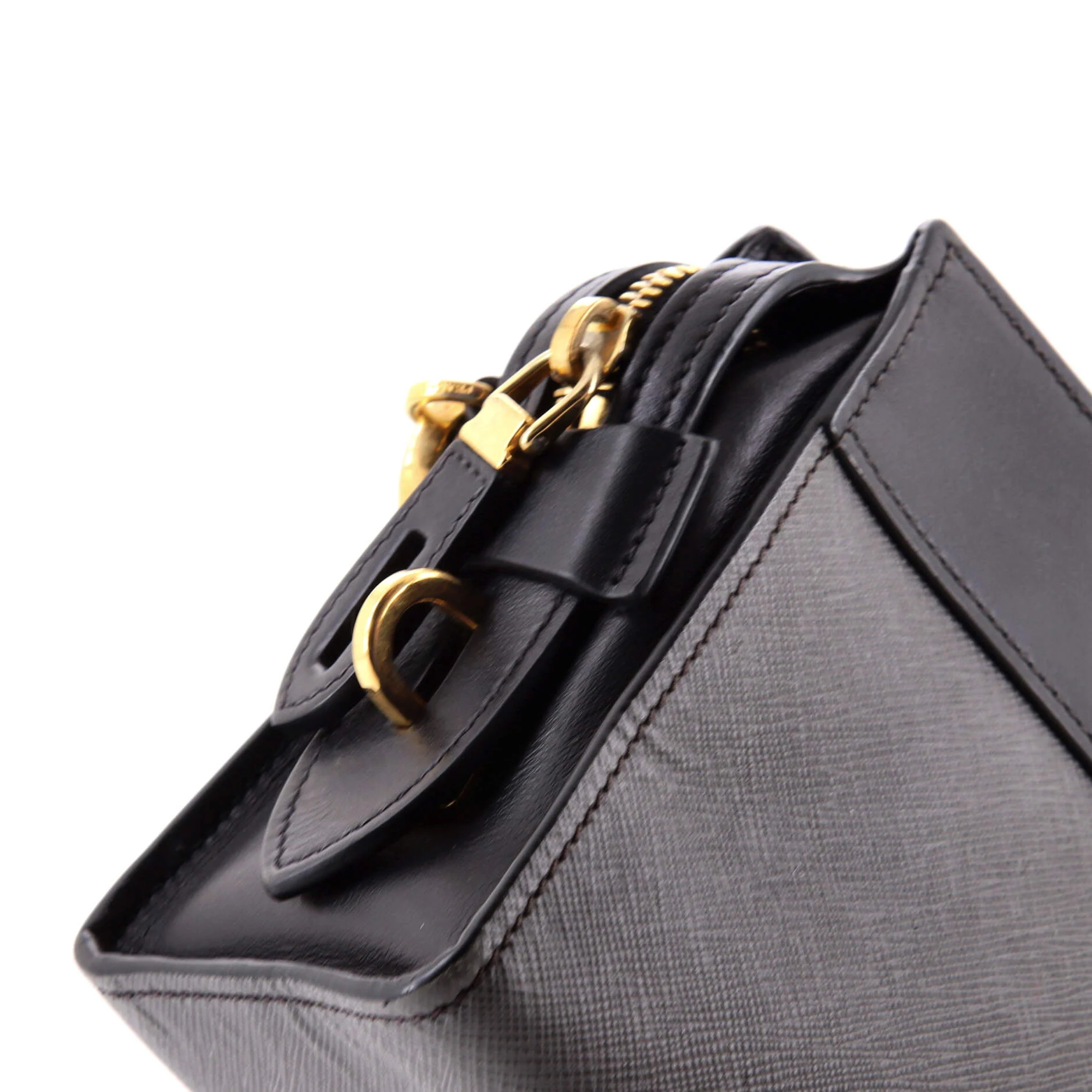 Esplanade Crossbody Bag Saffiano with City Calf Small - Image 6