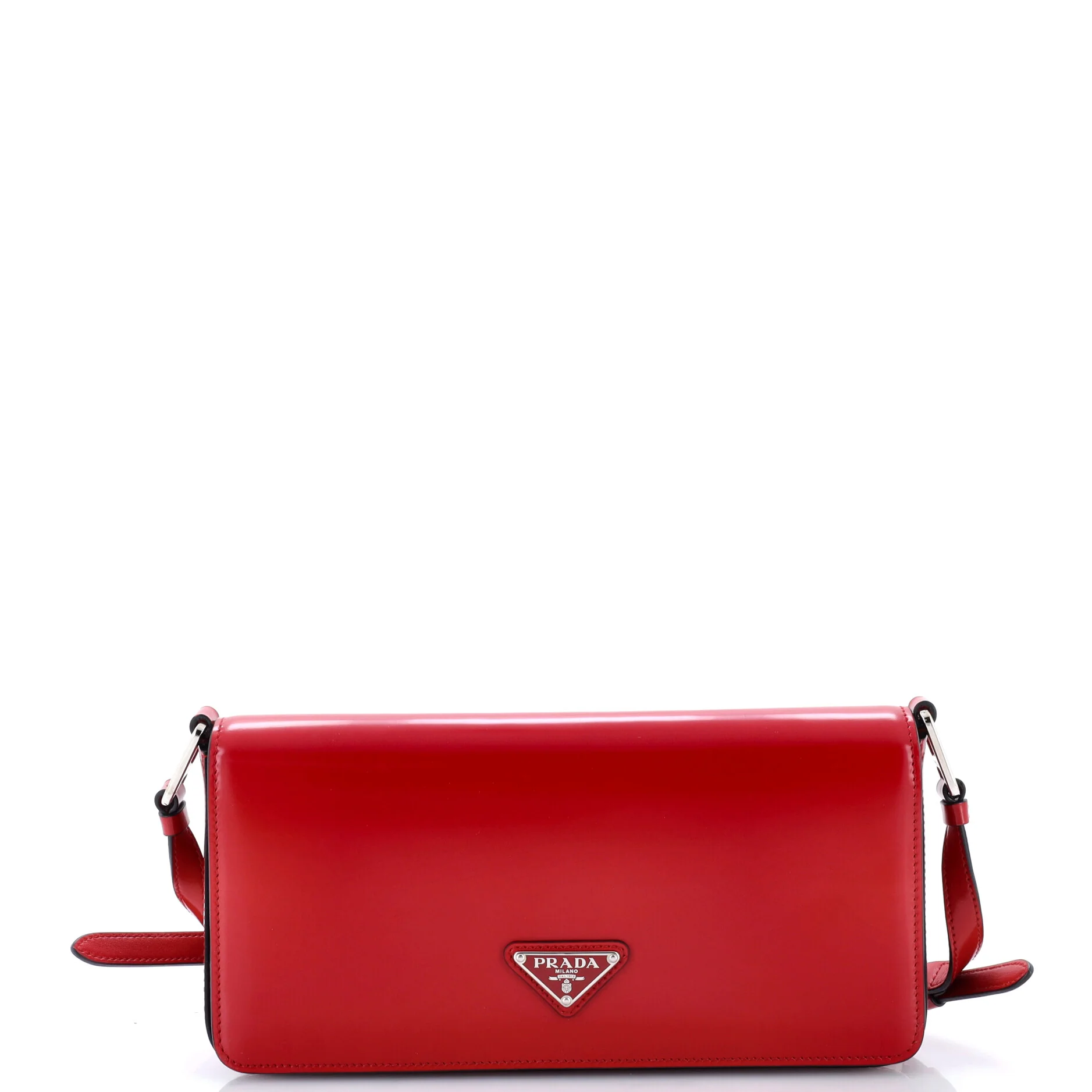 Femme Flap Shoulder Bag Spazzolato Leather