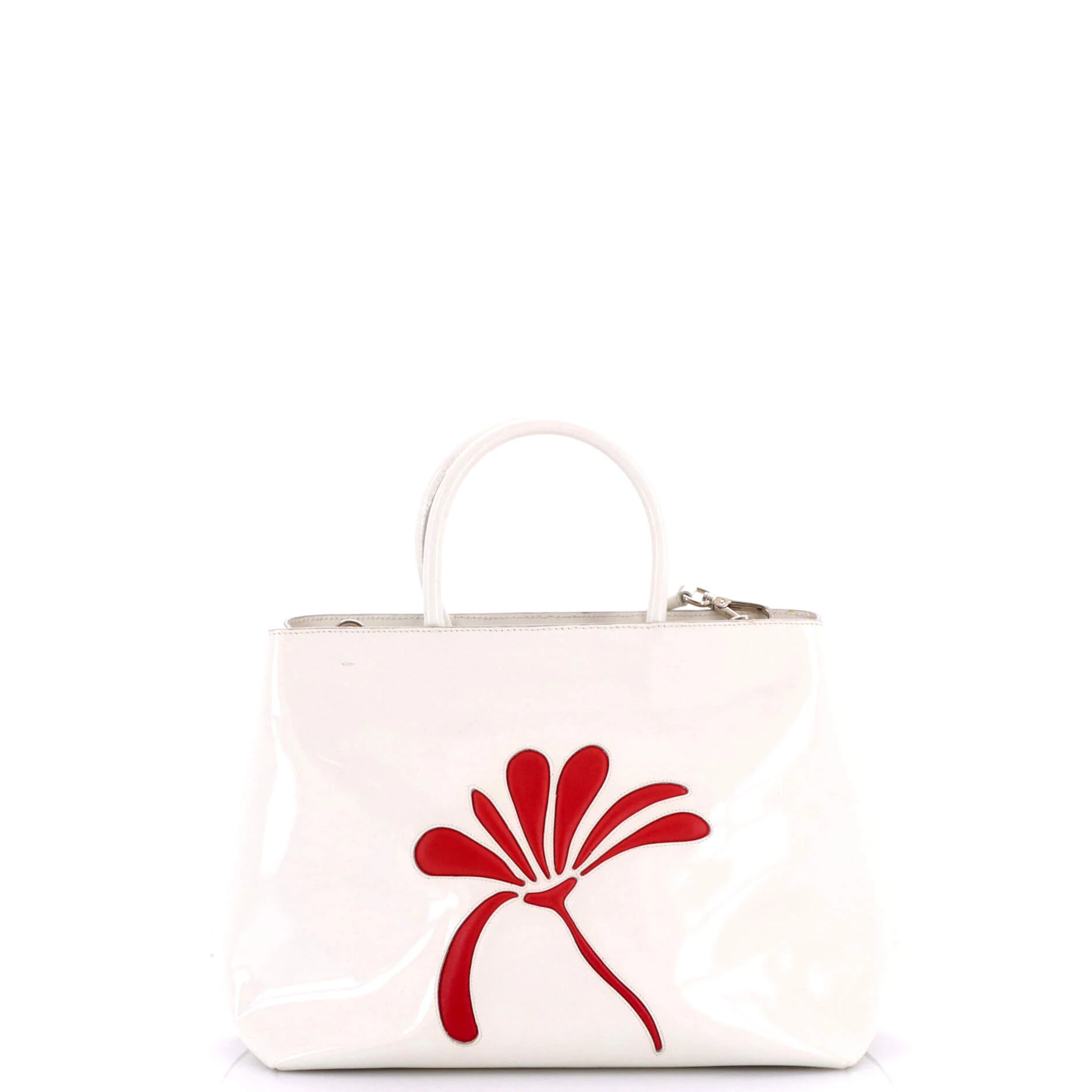 Flowers Convertible Open Tote Spazzolato Leather Medium - Image 3