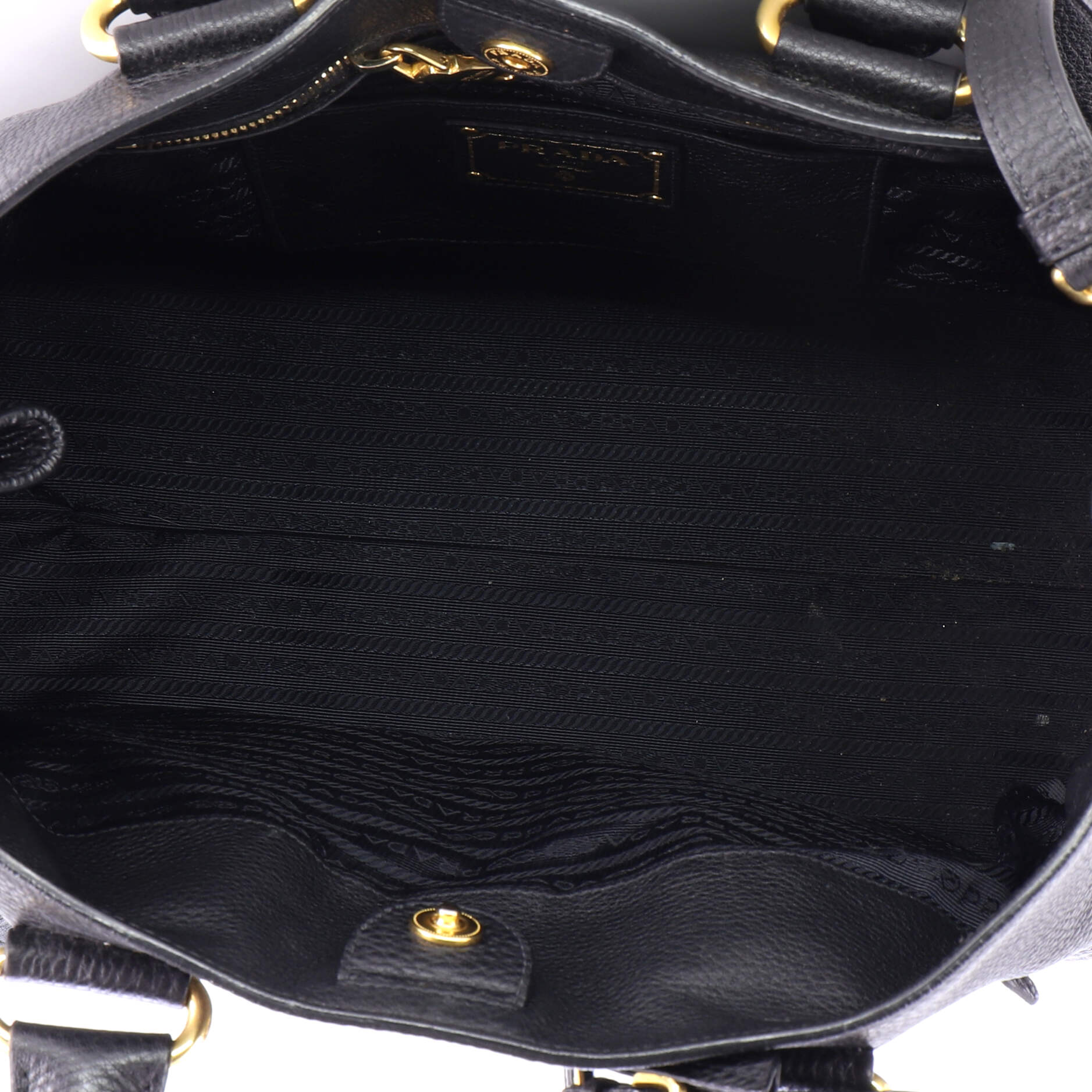 Front Pocket Convertible Tote Vitello Phenix Medium - Image 5