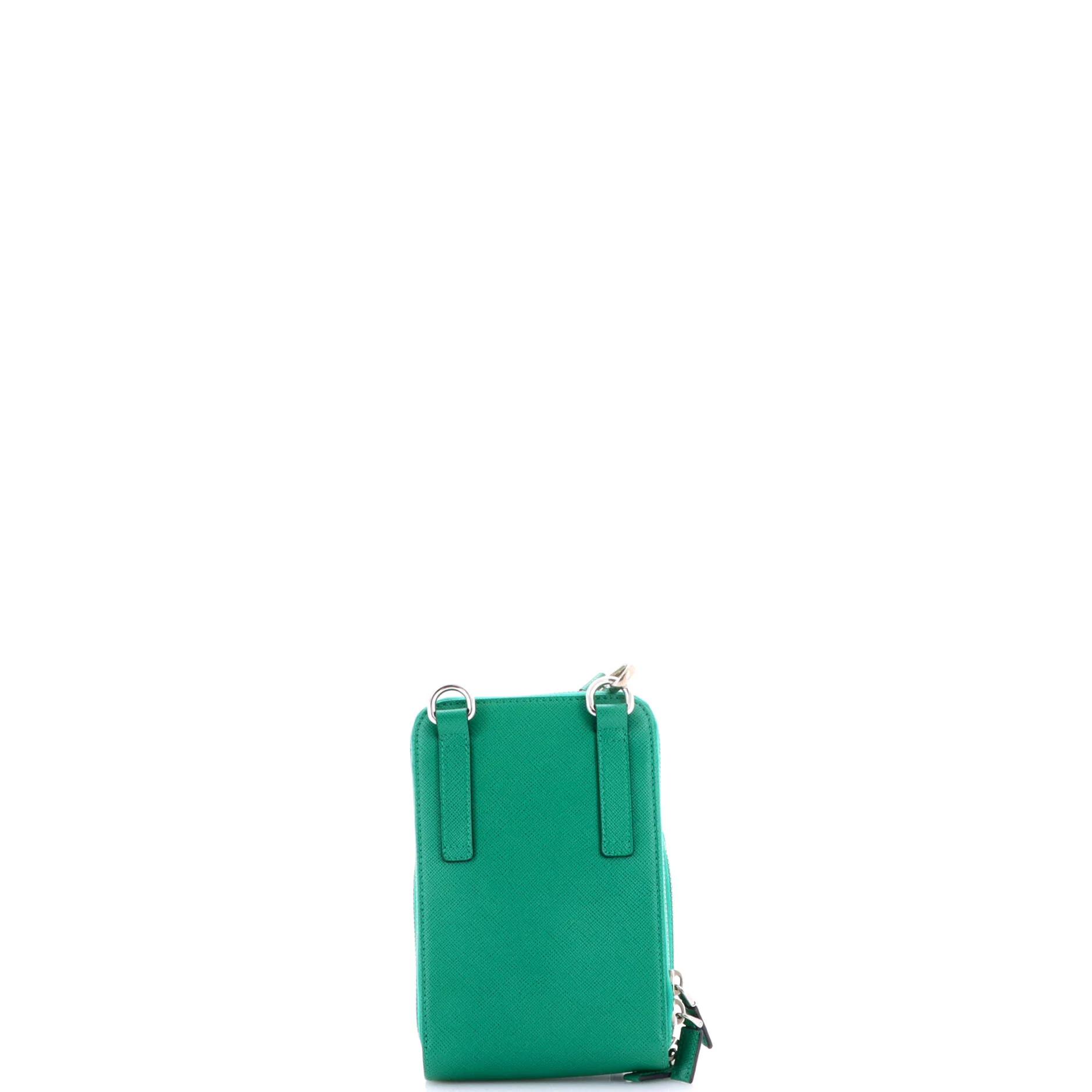 Front Pocket Phone Holder Crossbody Bag Saffiano Leather - Image 3