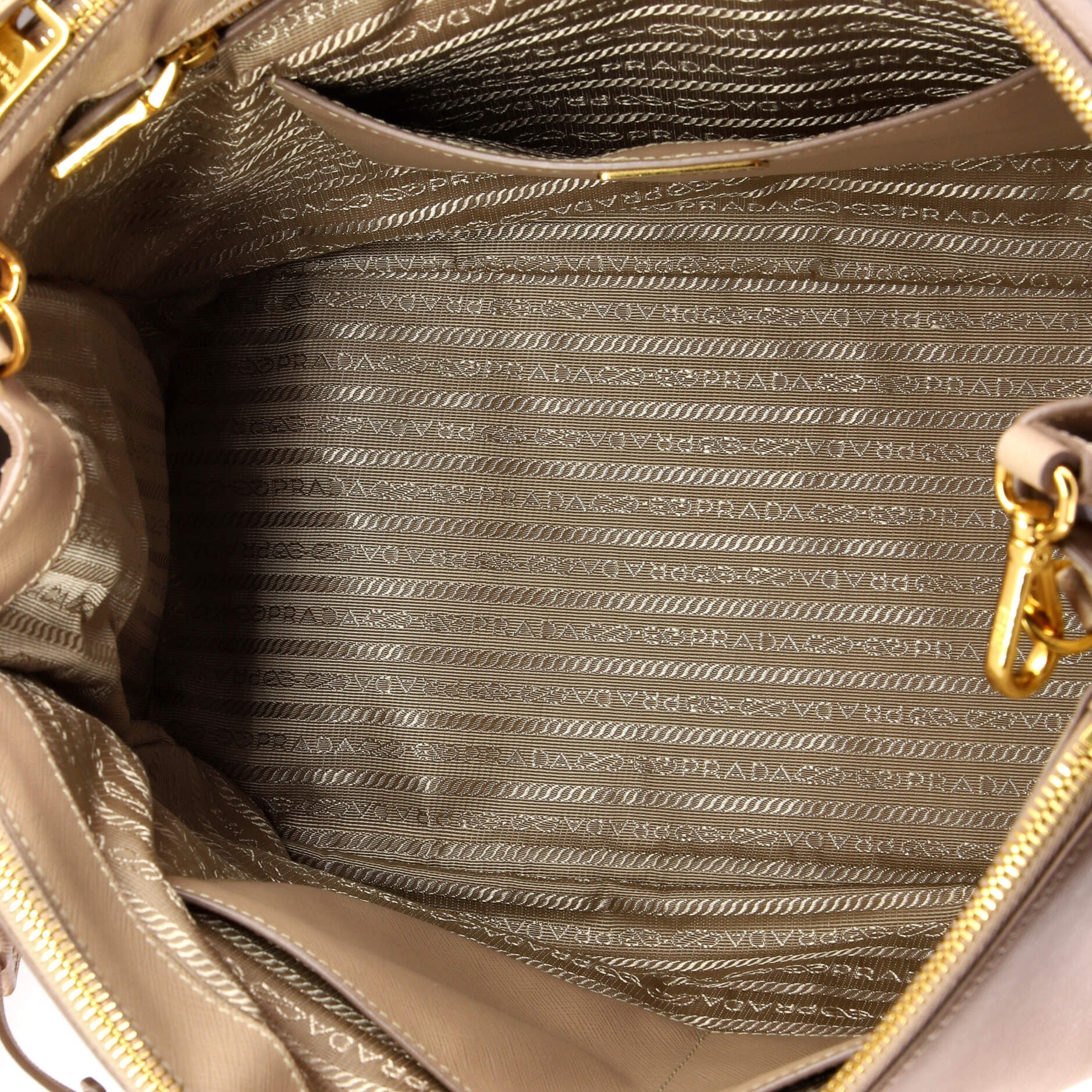 Galleria Double Zip Tote Saffiano Leather Large - Image 5