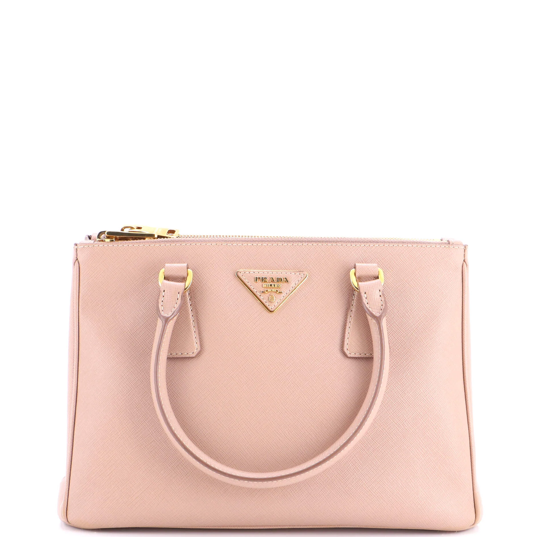 Galleria Double Zip Tote Saffiano Leather Medium