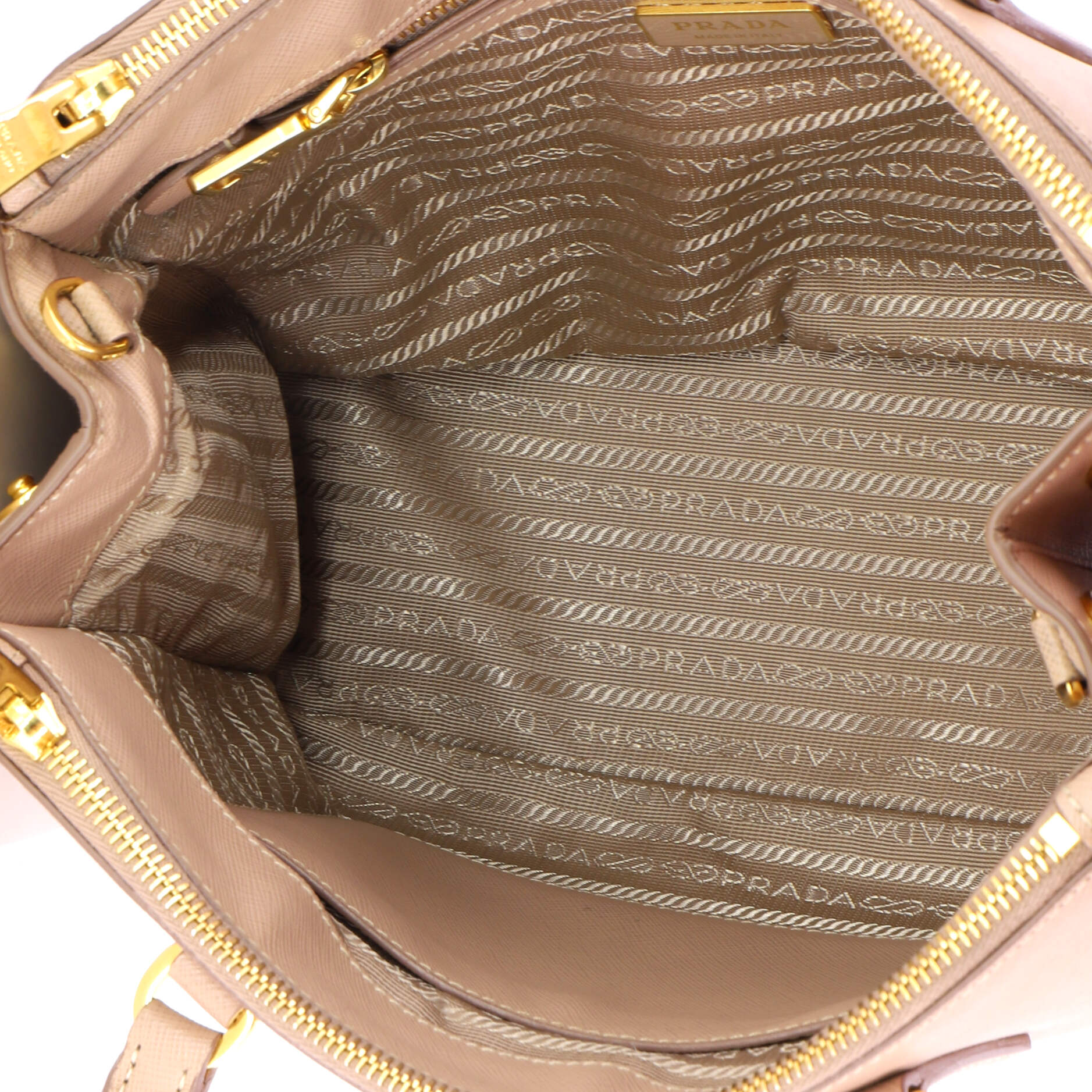 Galleria Double Zip Tote Saffiano Leather Medium - Image 5