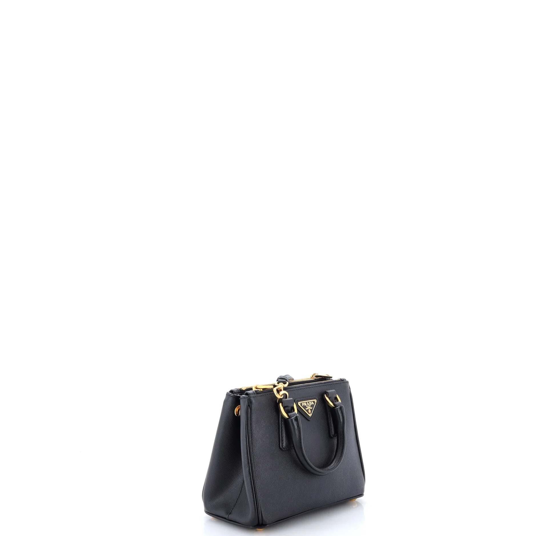 Galleria Double Zip Tote Saffiano Leather Mini - Image 2