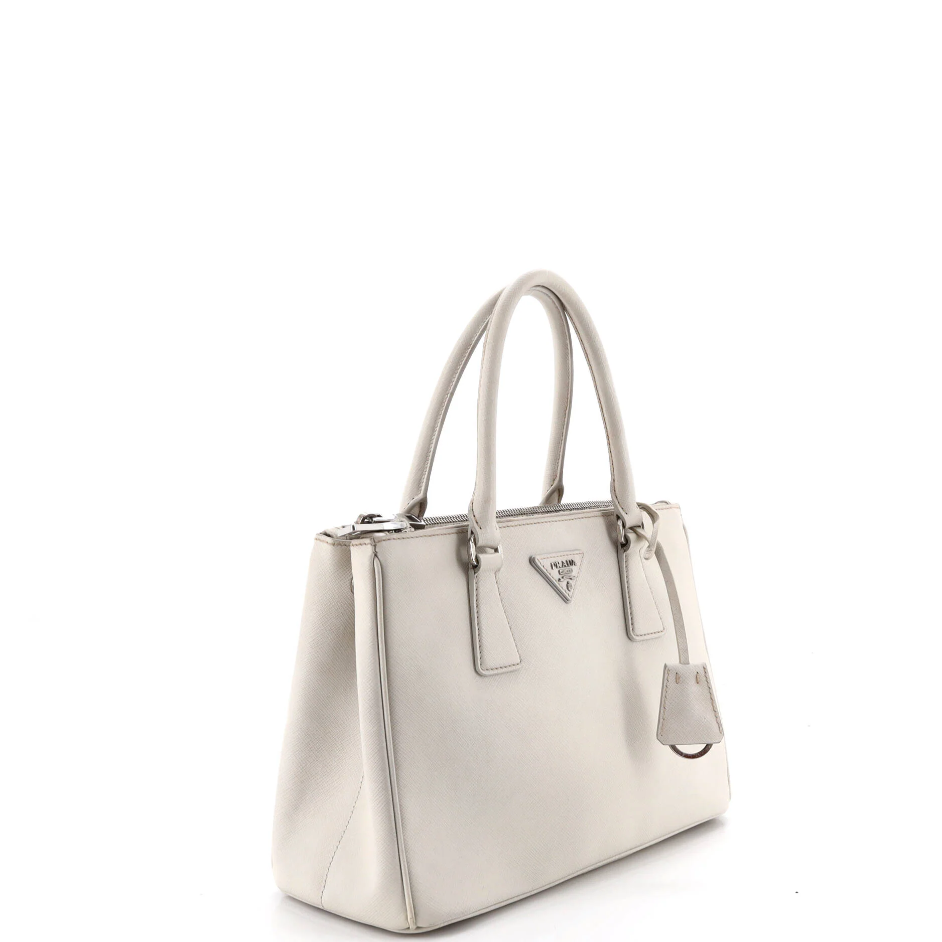 Galleria Double Zip Tote Saffiano Leather Small - Image 2