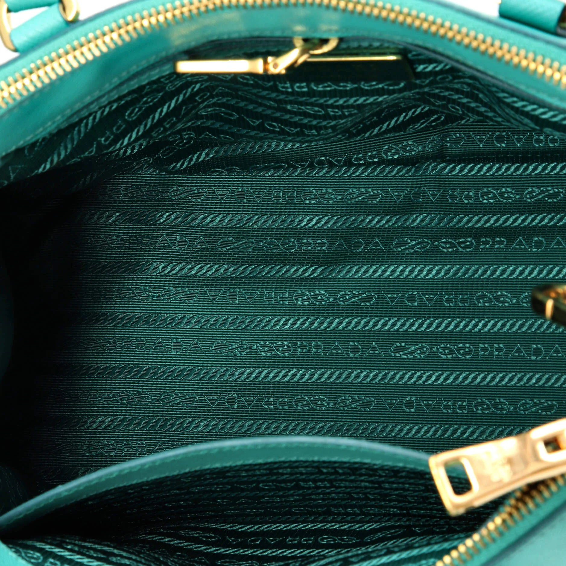 Galleria Double Zip Tote Saffiano Leather Small - Image 5