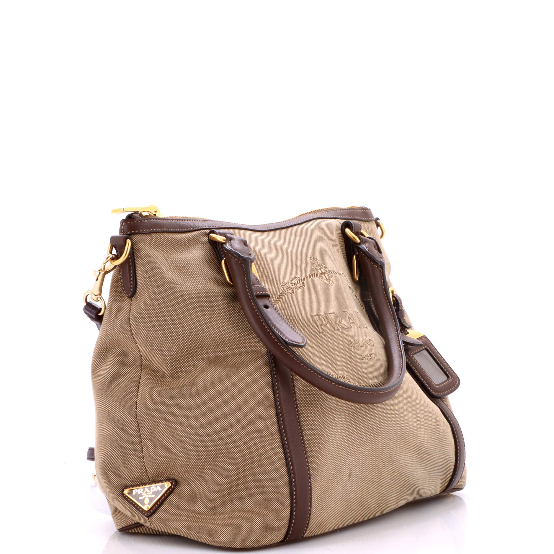 Logo Convertible Tote Canvas with Leather Large - Image 2