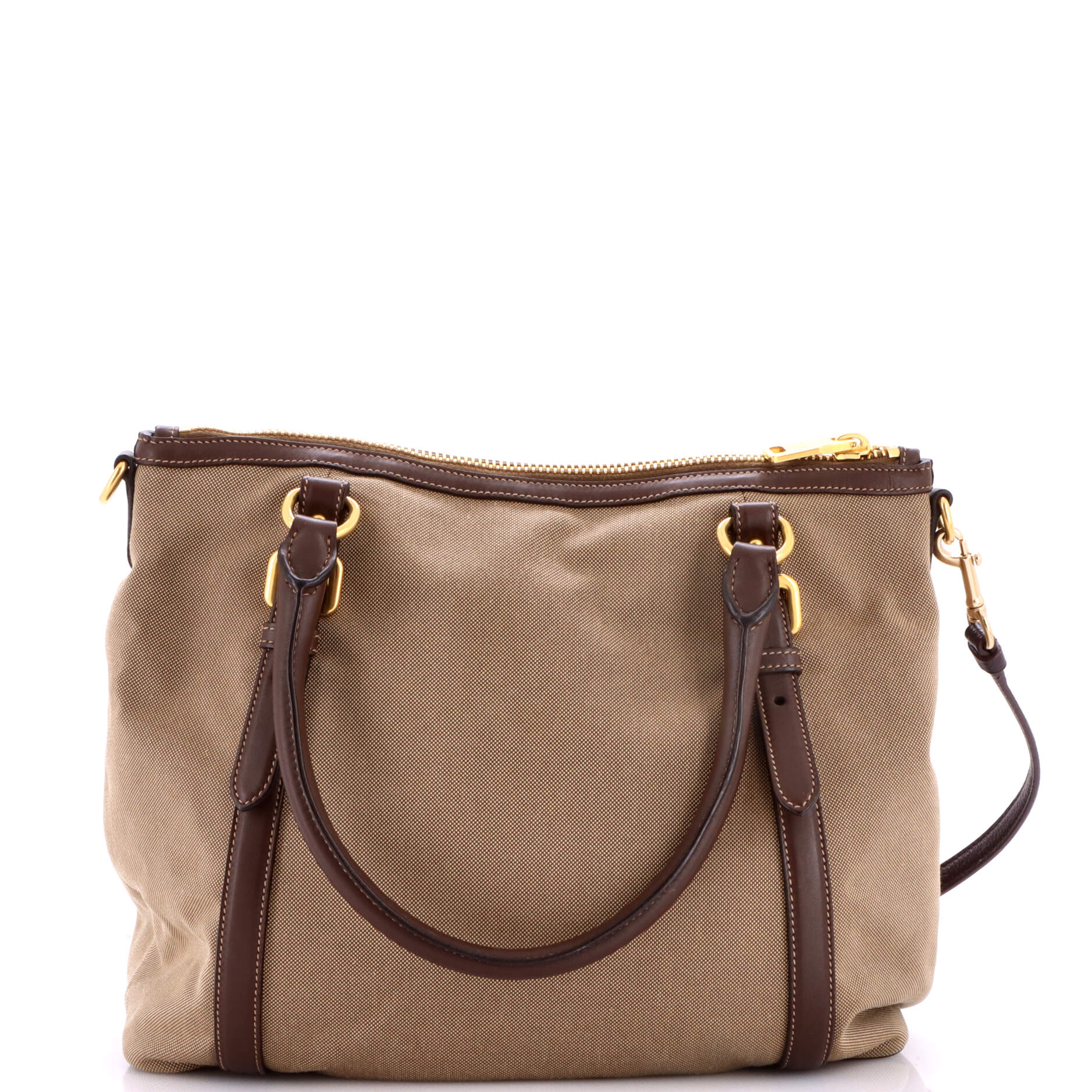 Logo Convertible Tote Canvas with Leather Large - Image 3