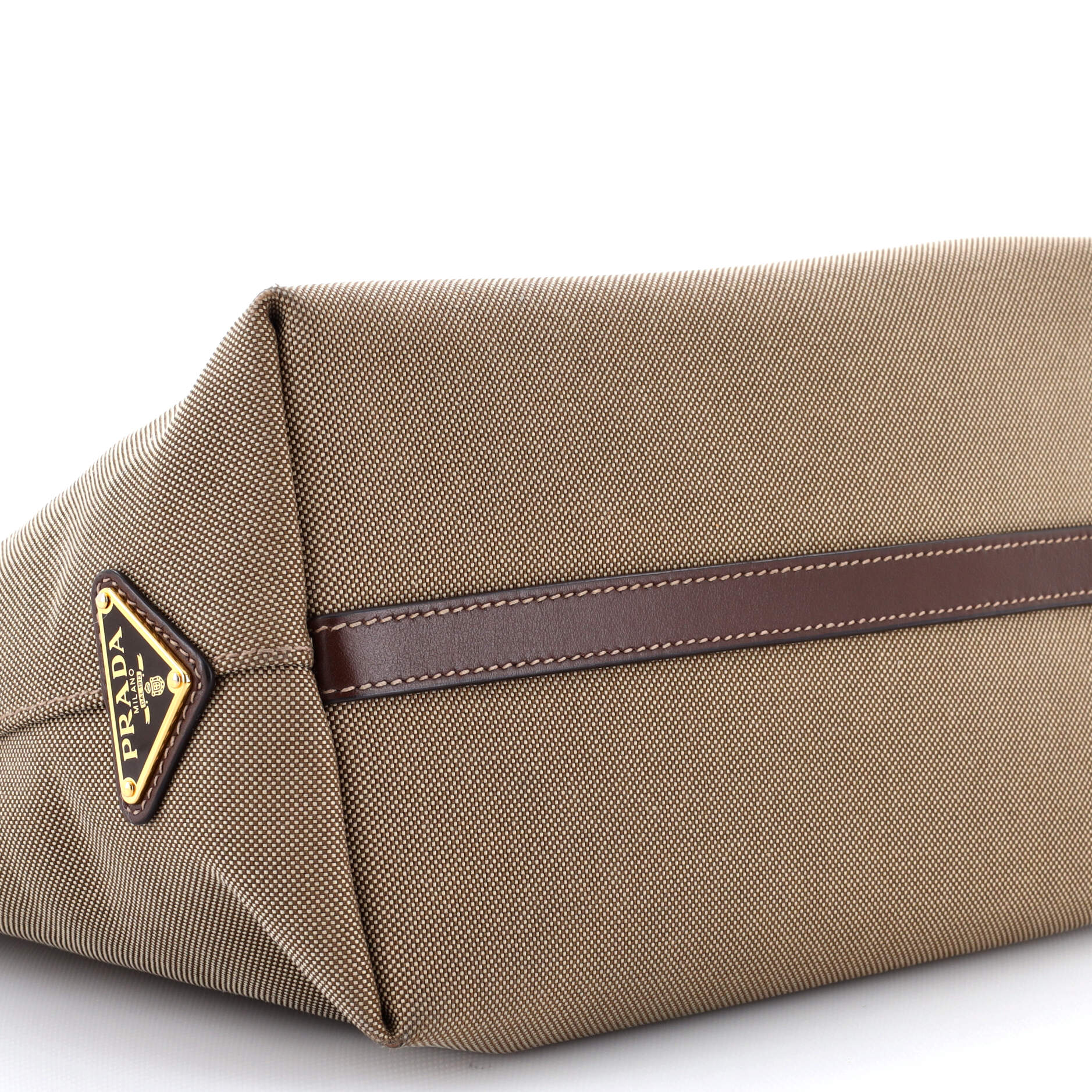 Logo Convertible Zip Tote Canvas with Leather Small - Image 6