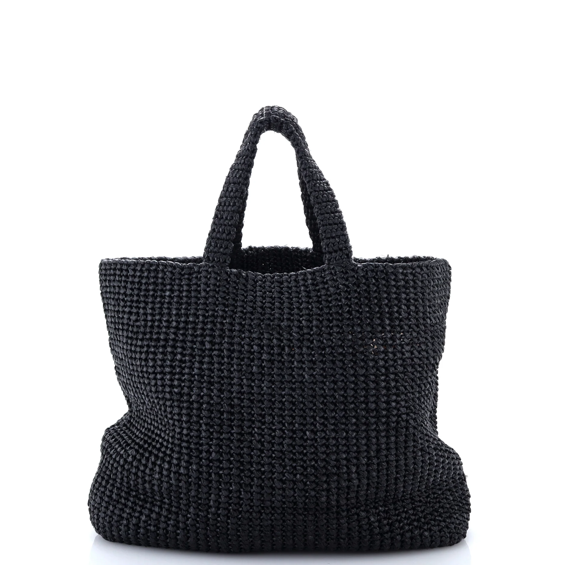 Logo Tote Raffia Large - Image 3