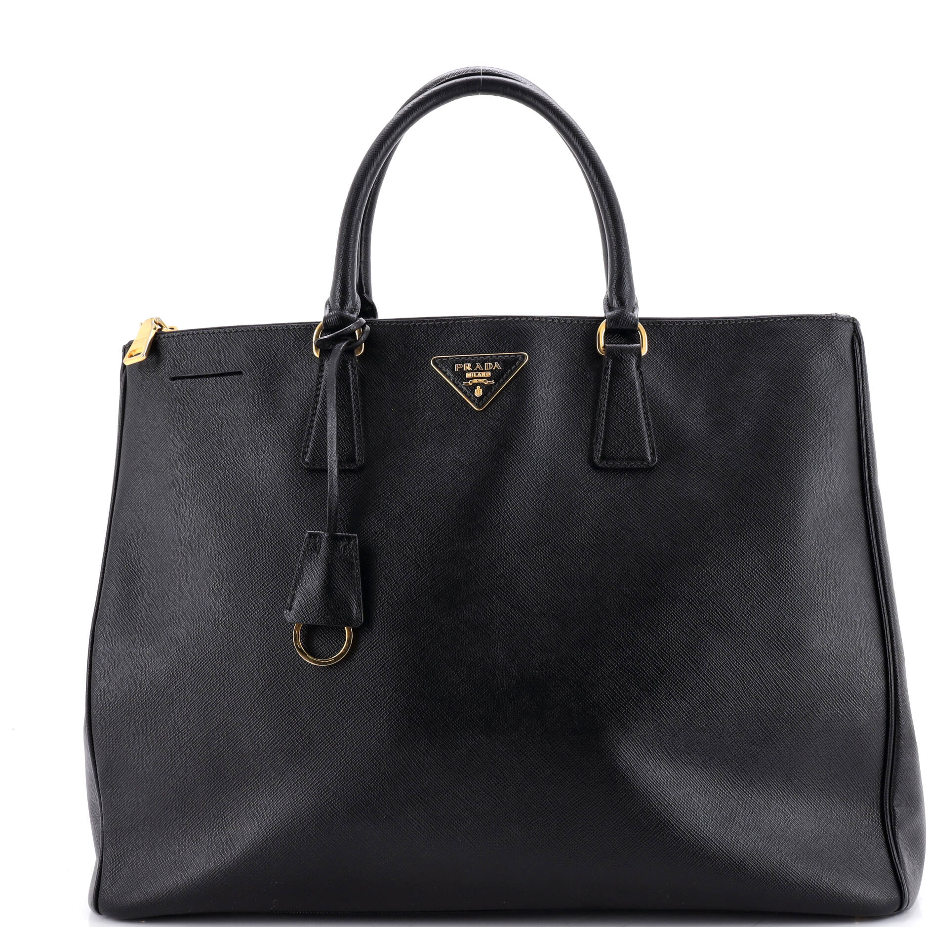 Lux Open Tote Saffiano Leather Large