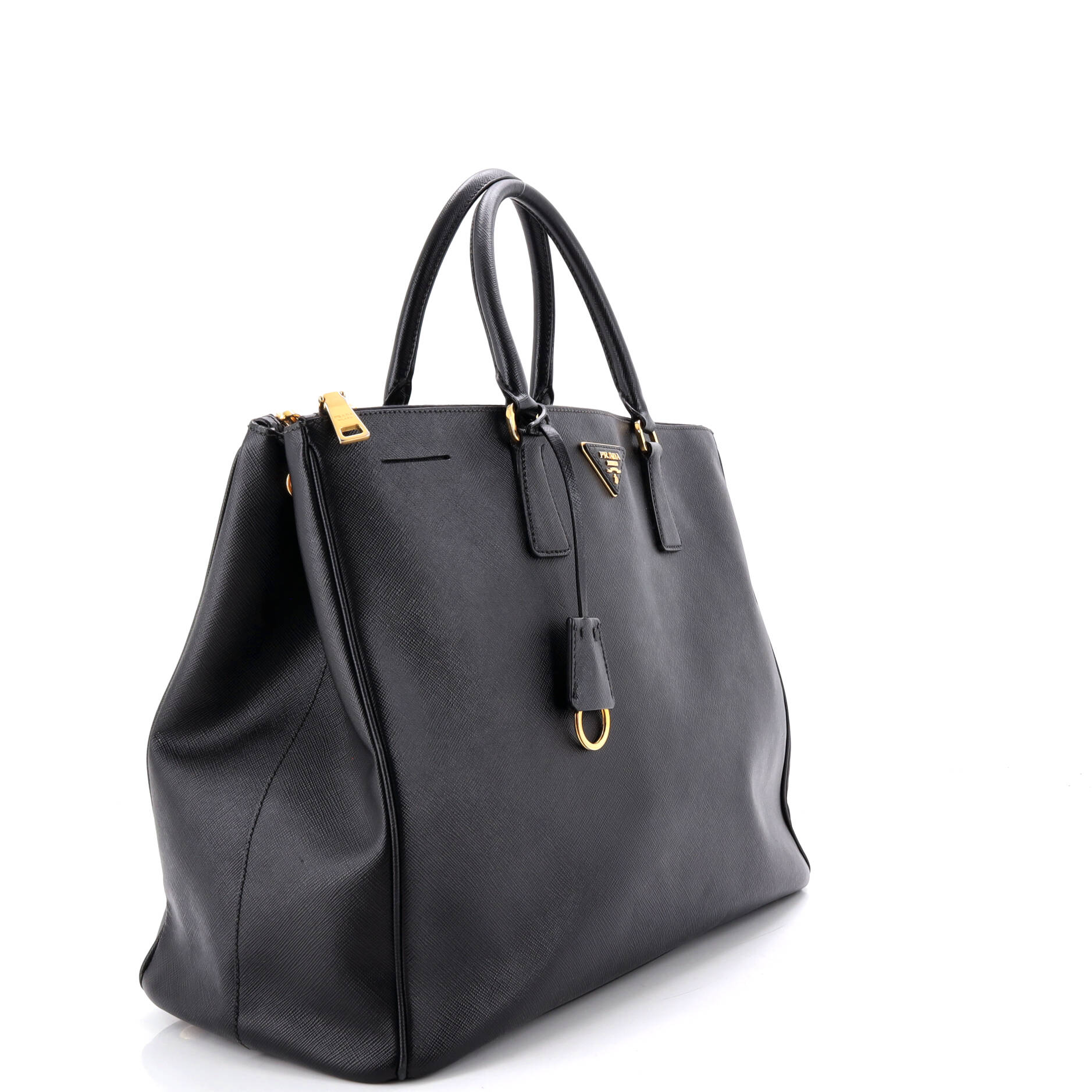 Lux Open Tote Saffiano Leather Large - Image 2