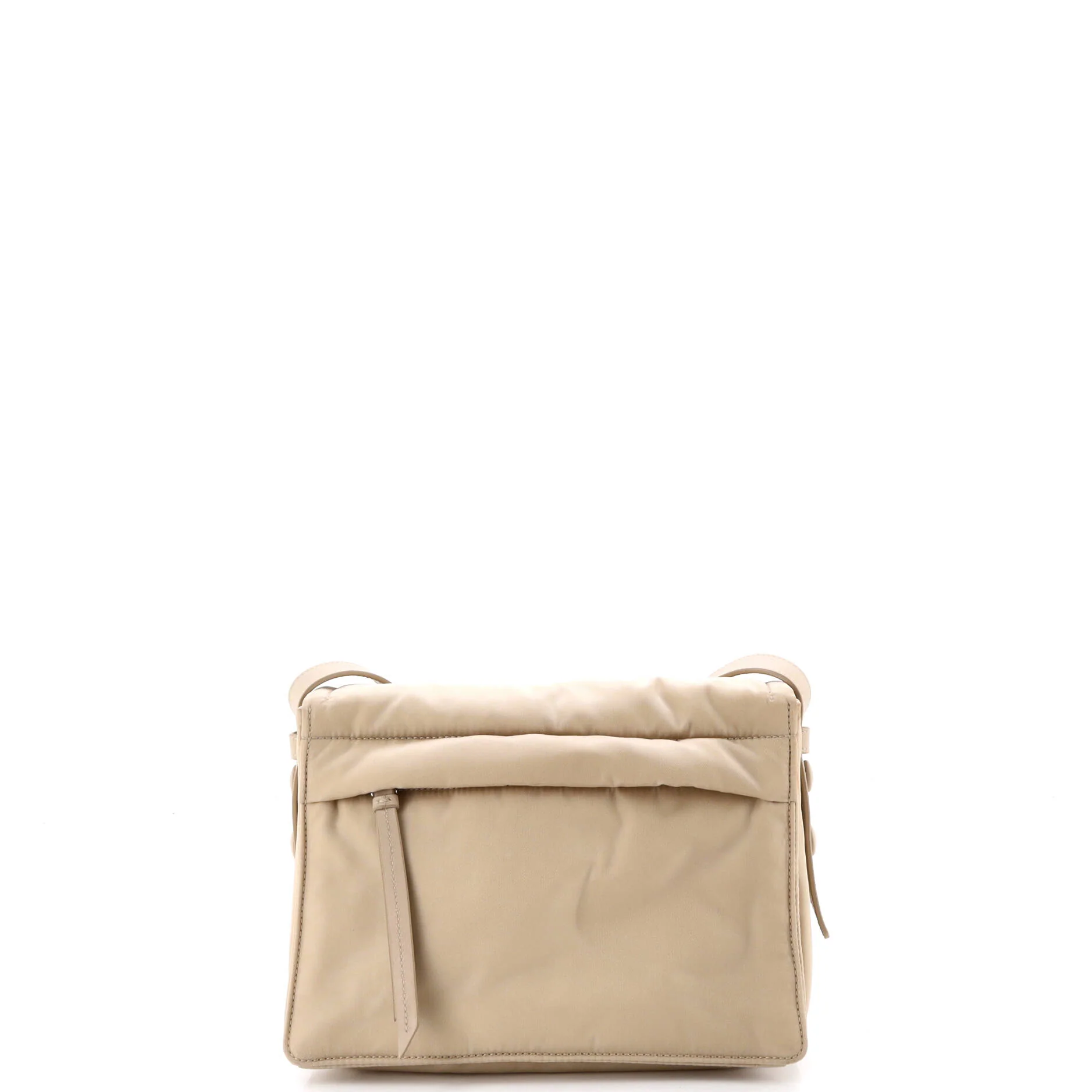 Padded Flap Shoulder Bag Re-Nylon Small - Image 3