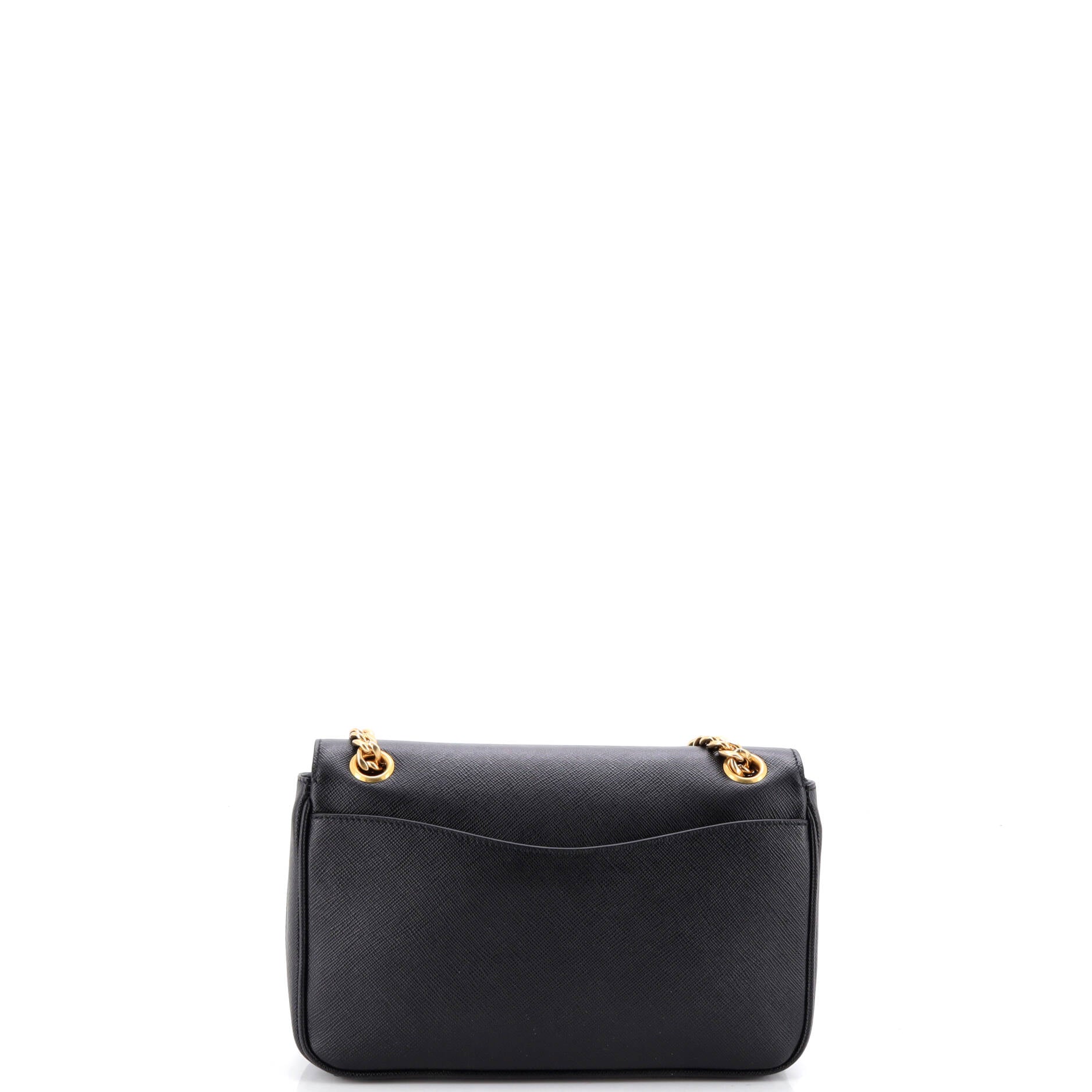Pattina Flap Shoulder Bag Saffiano Leather Small - Image 3