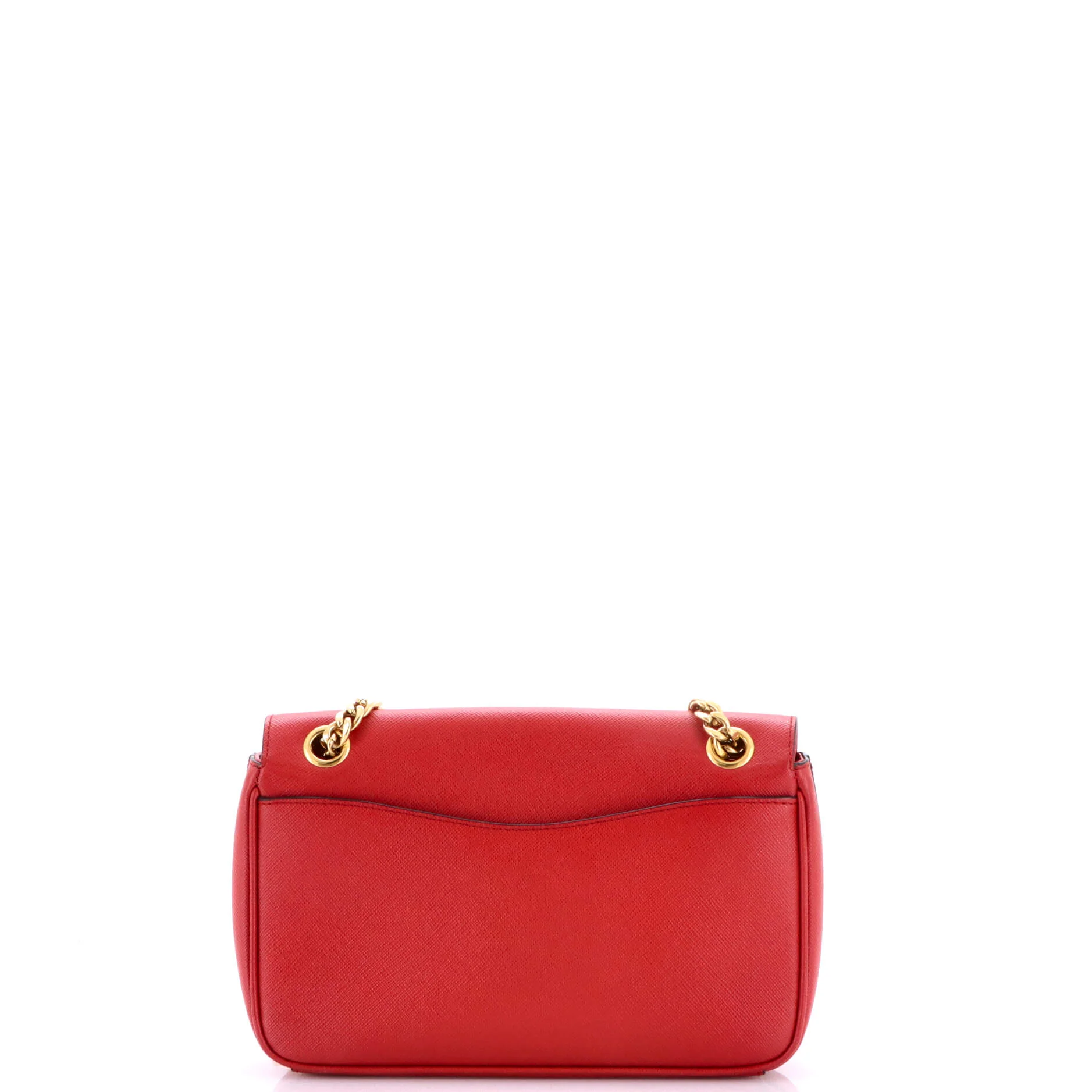 Pattina Flap Shoulder Bag Saffiano Leather Small - Image 3