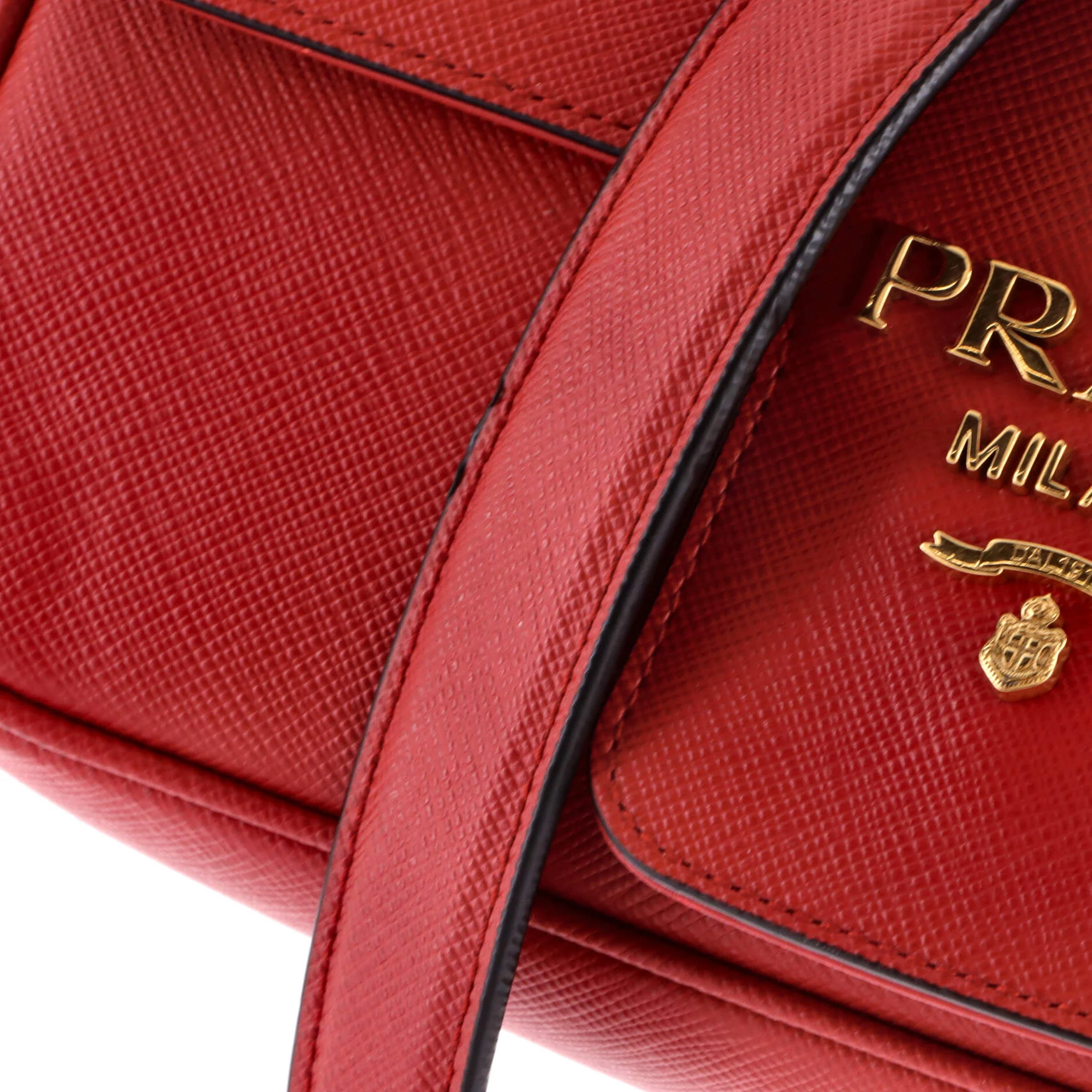 Pattina Flap Shoulder Bag Saffiano Leather Small - Image 7
