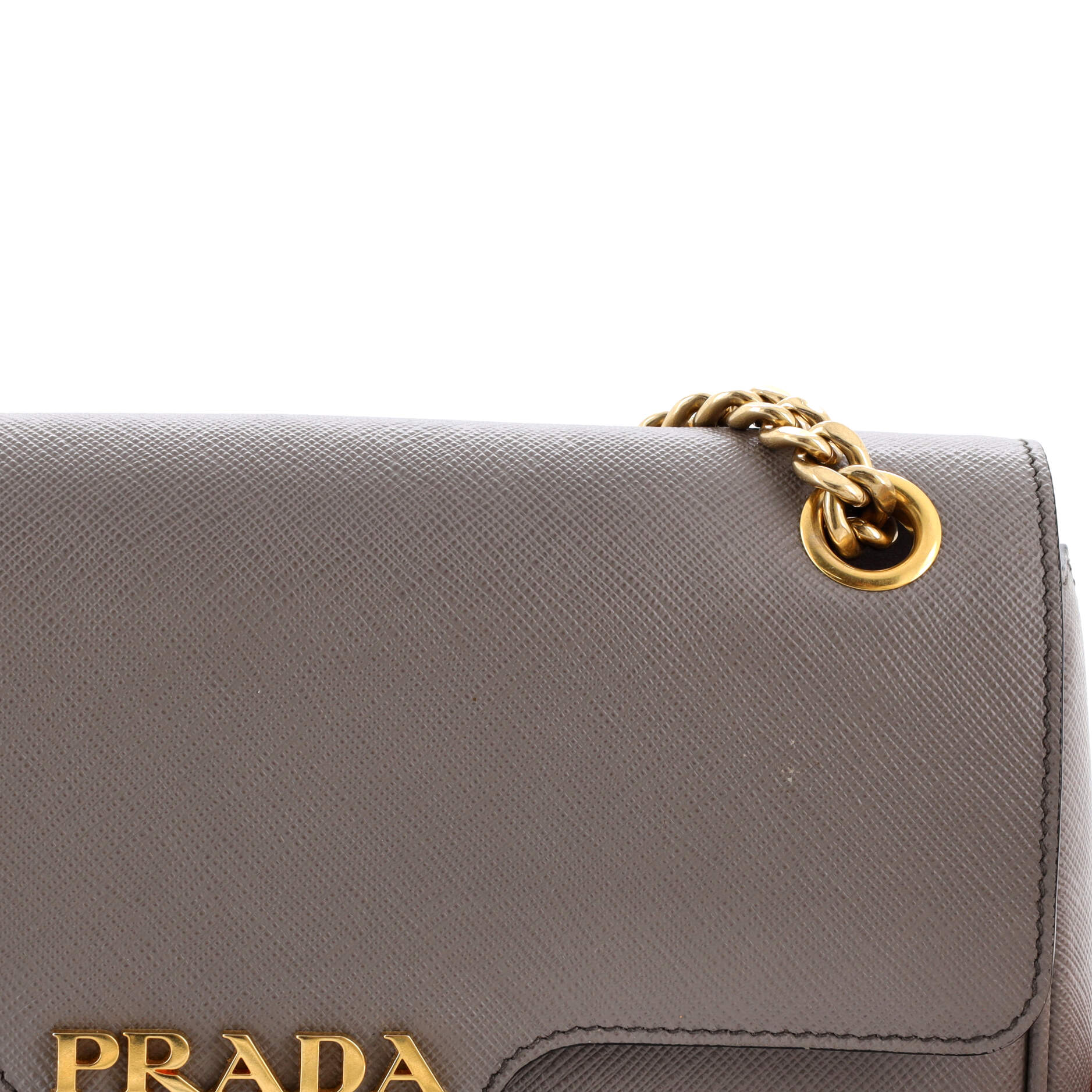 Pattina Flap Shoulder Bag Saffiano Leather Small - Image 6