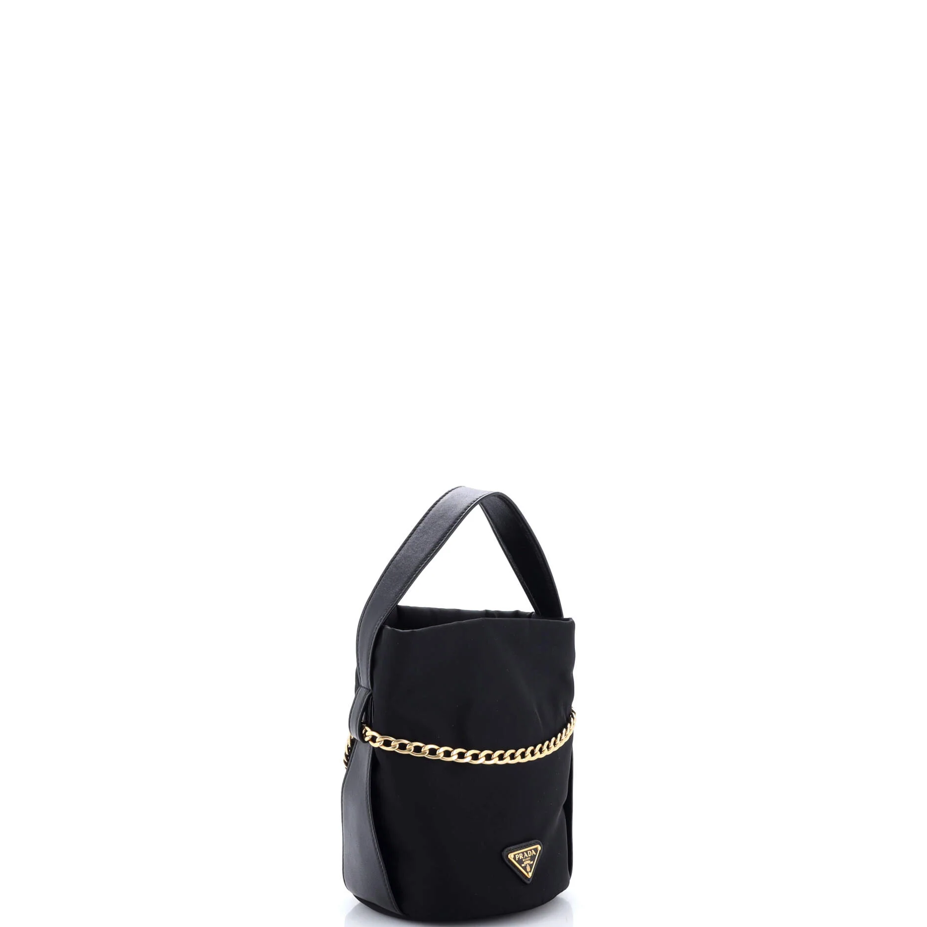 Petit Sac Bucket Bag Re-Nylon and Nappa Leather Mini - Image 2