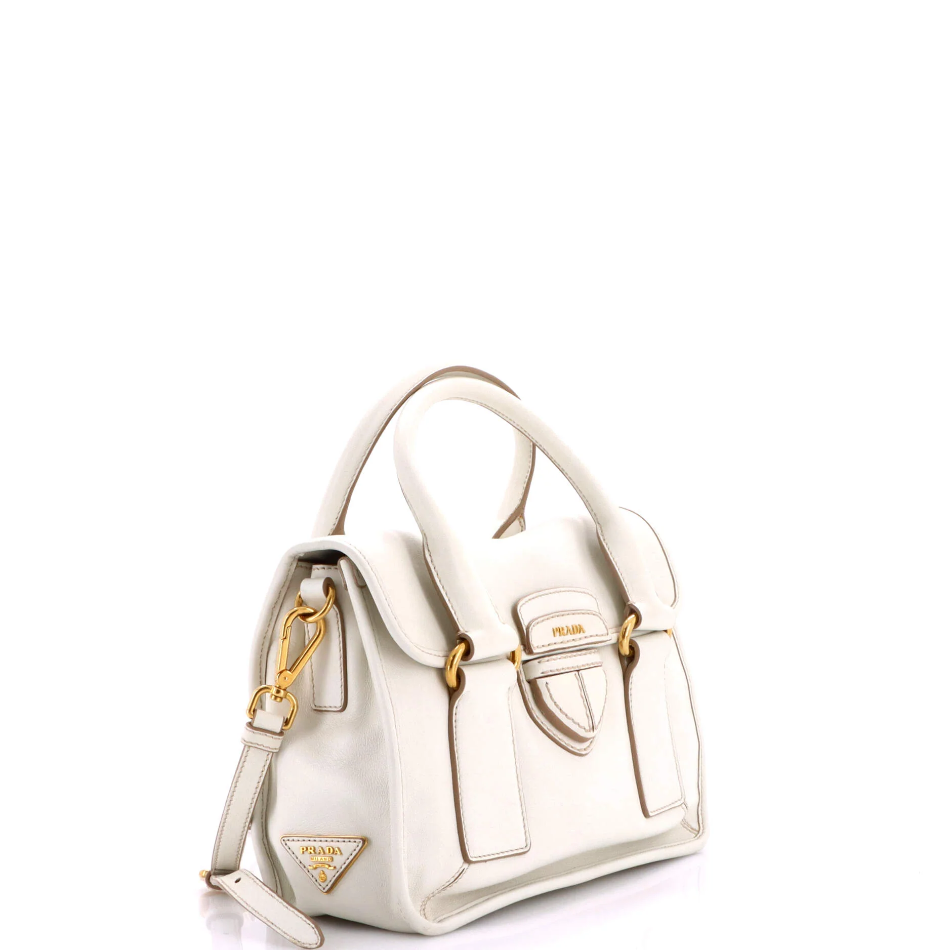 Pushlock Flap Tote Leather Medium - Image 2